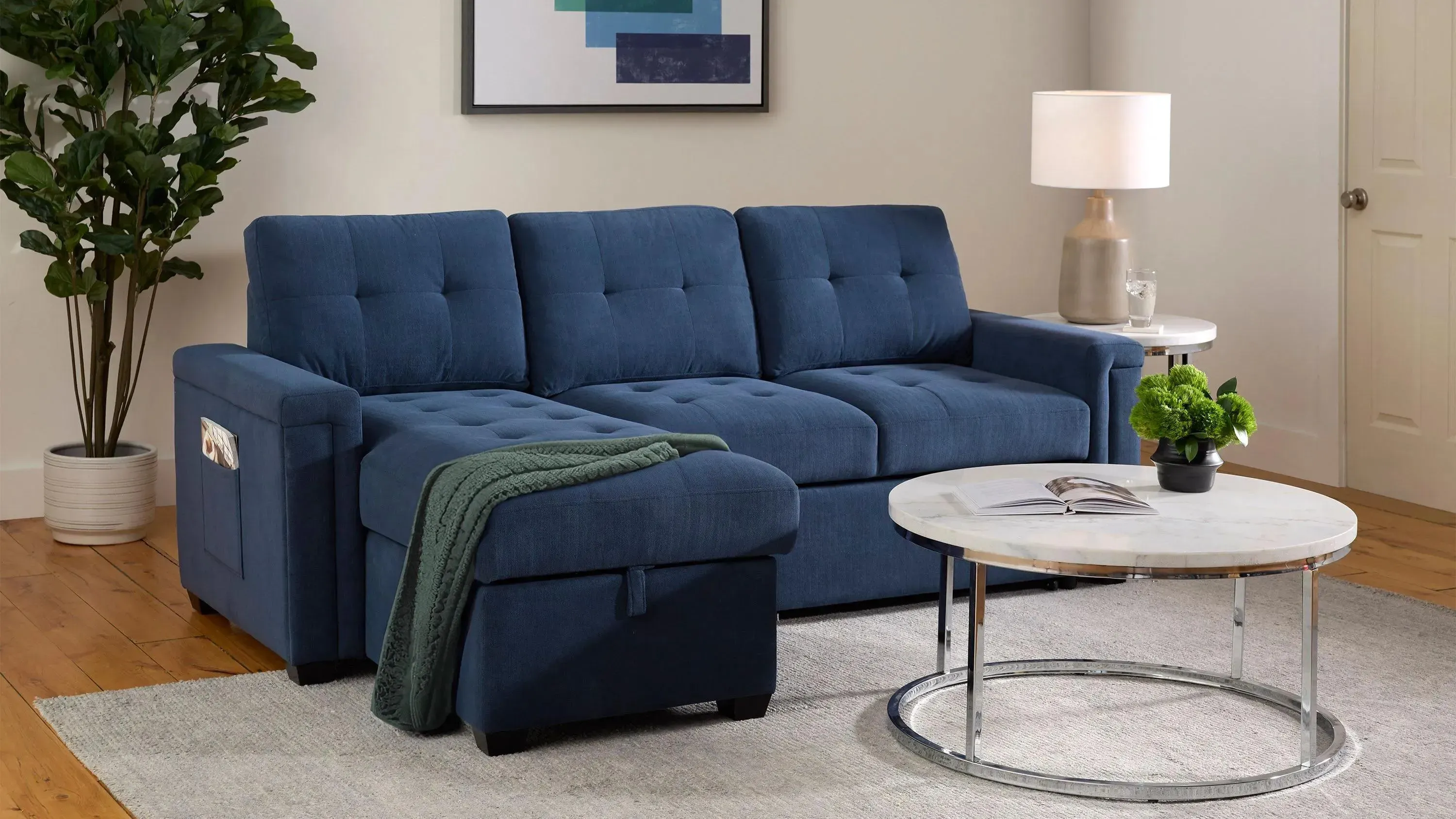 Sonja 2-pc Reversible Sleeper Sofa Chaise