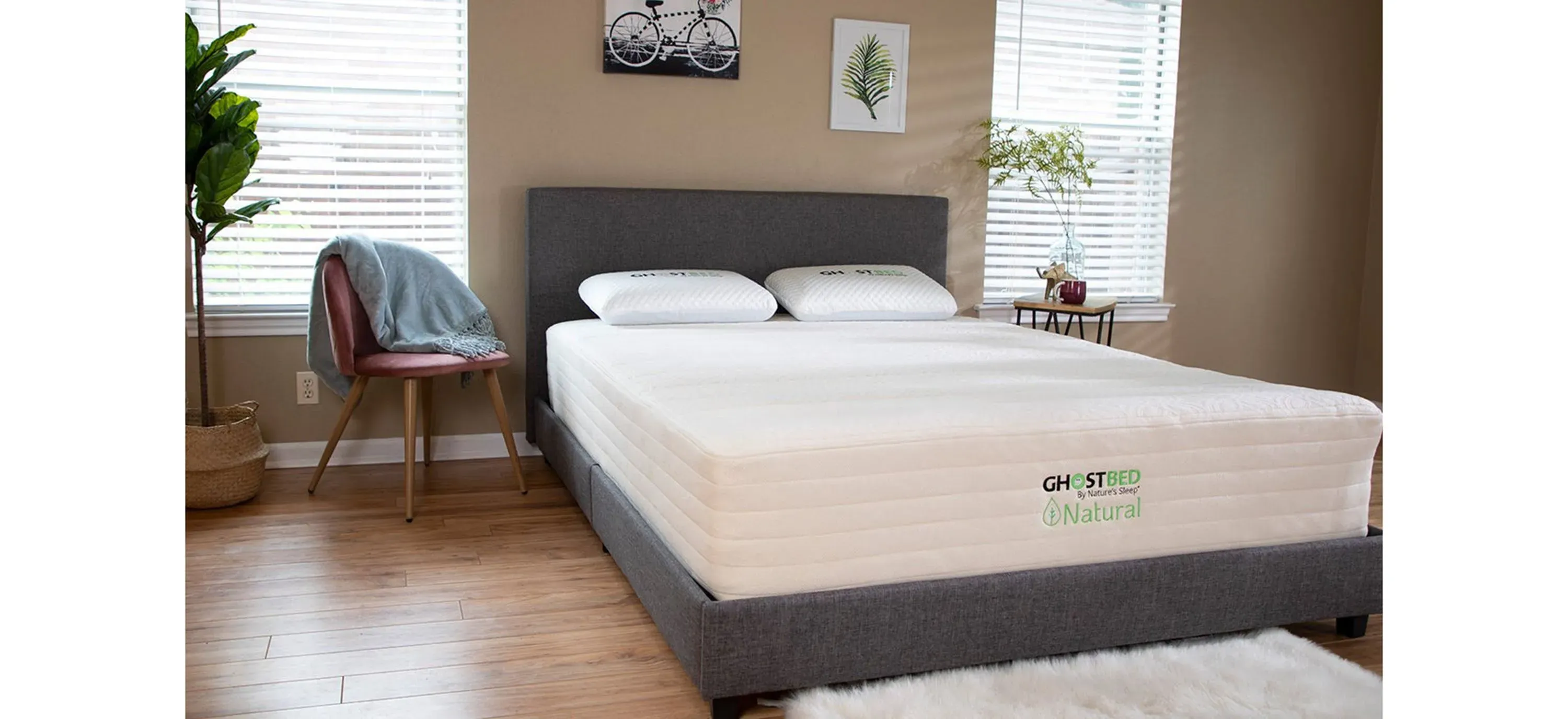 GhostBed 12 Natural Hybrid Mattress in a Box Raymour Flanigan