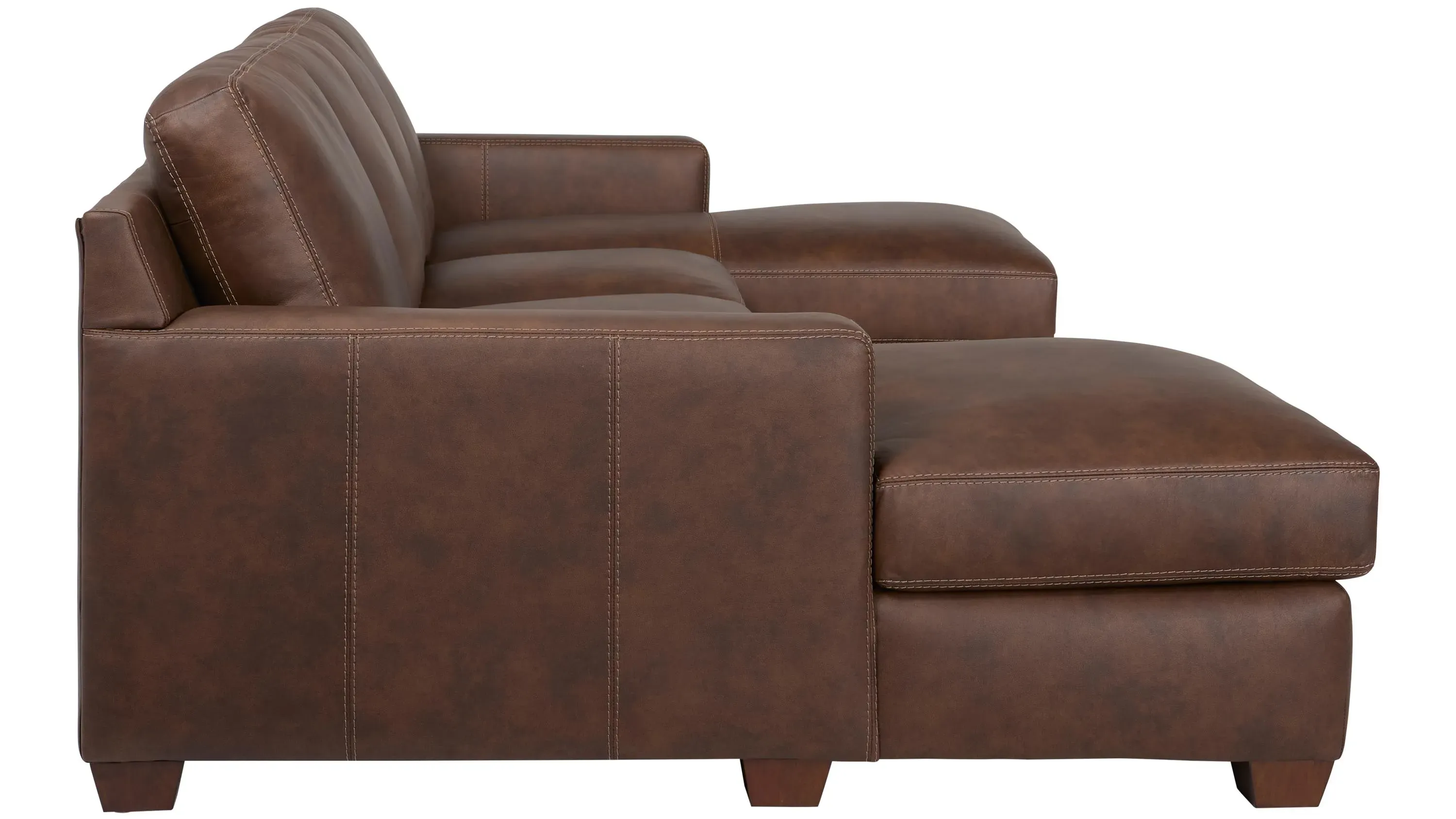 Quinton 3-pc. Leather Sectional | Raymour & Flanigan
