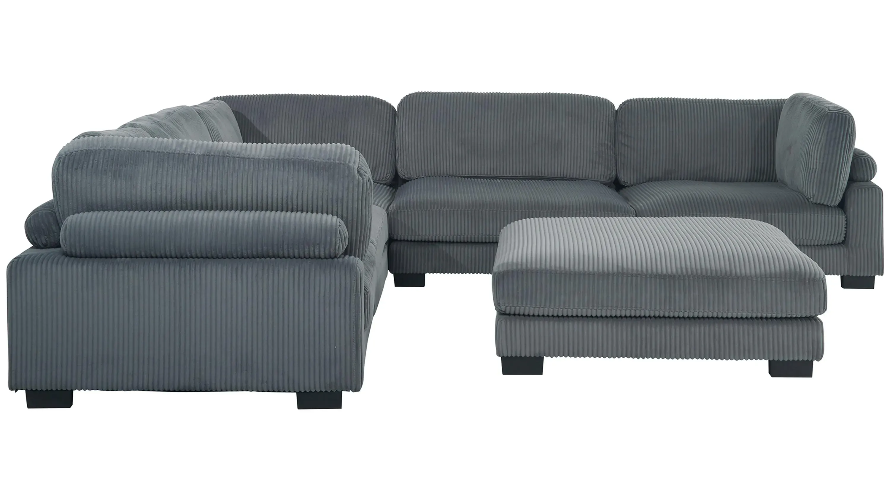 Maverick 5-pc. Sectional w/ Cocktail Ottoman