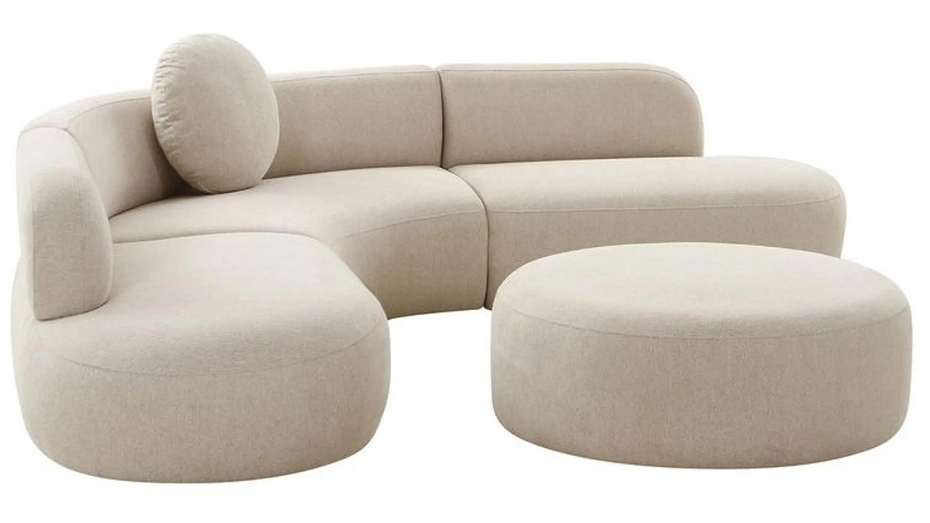 Broohah 3pc. Sectional with Ottoman