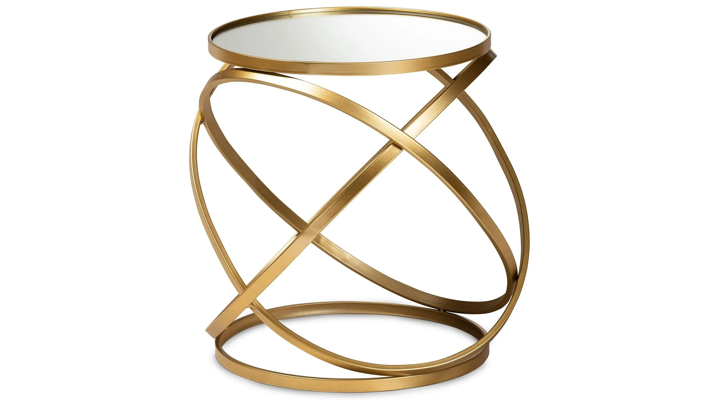 Desma Glass End Table | Raymour & Flanigan