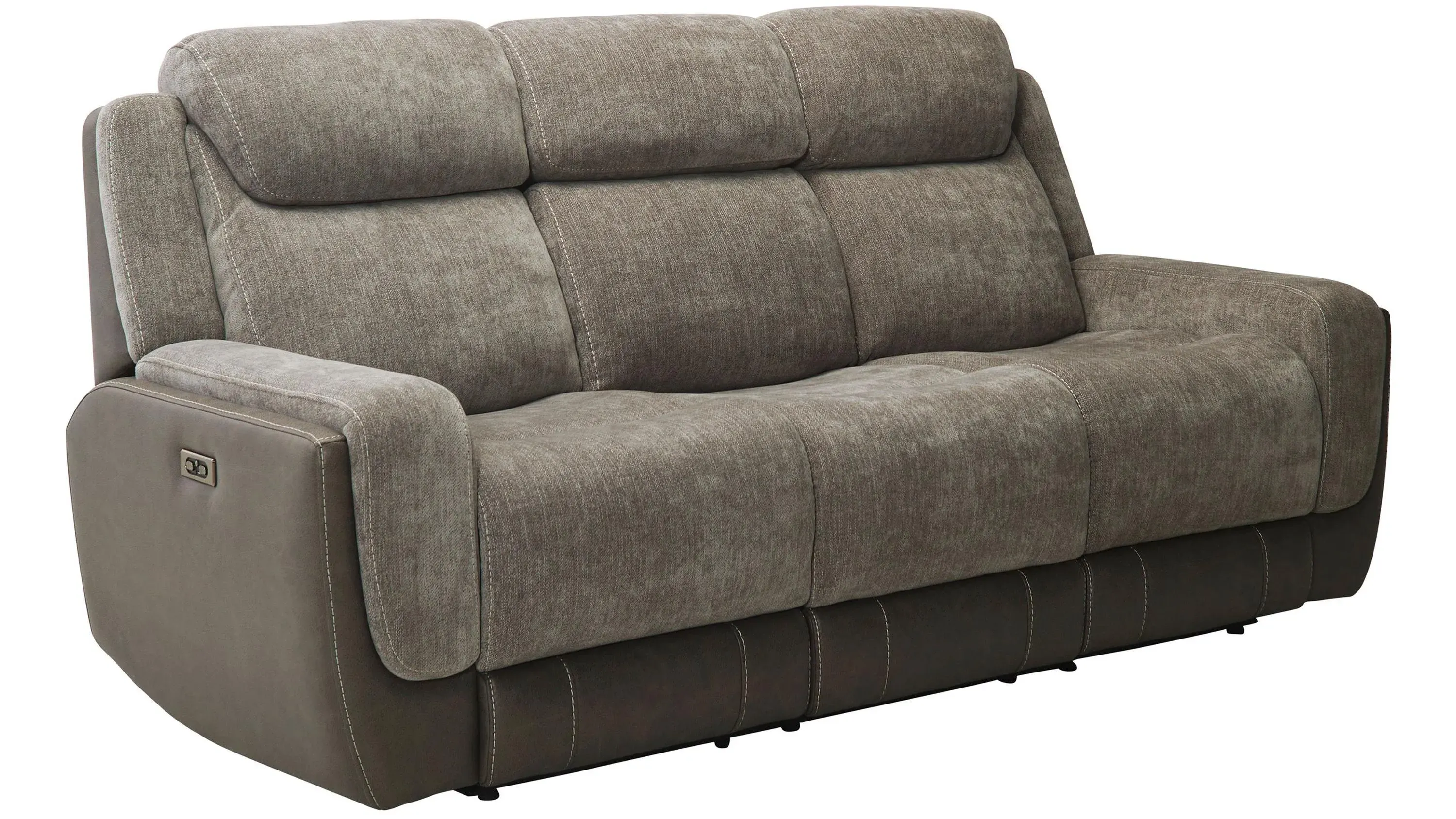 Novah Zero Gravity Power Sofa w/ Power Headrest and Drop Down Table