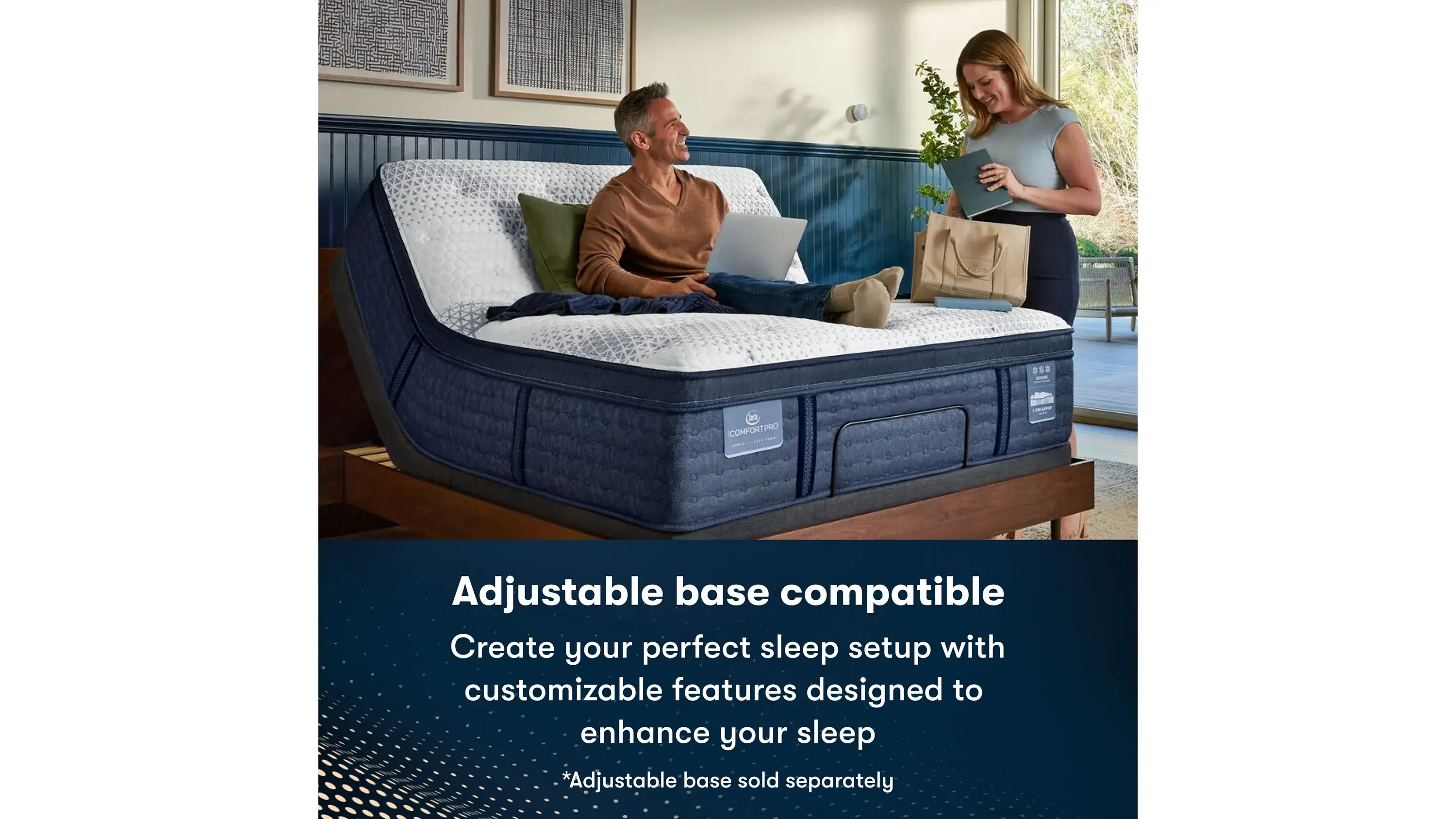 Serta iComfort PRO Buckingham Plush Pillow Top Mattress - Thumbnail 5