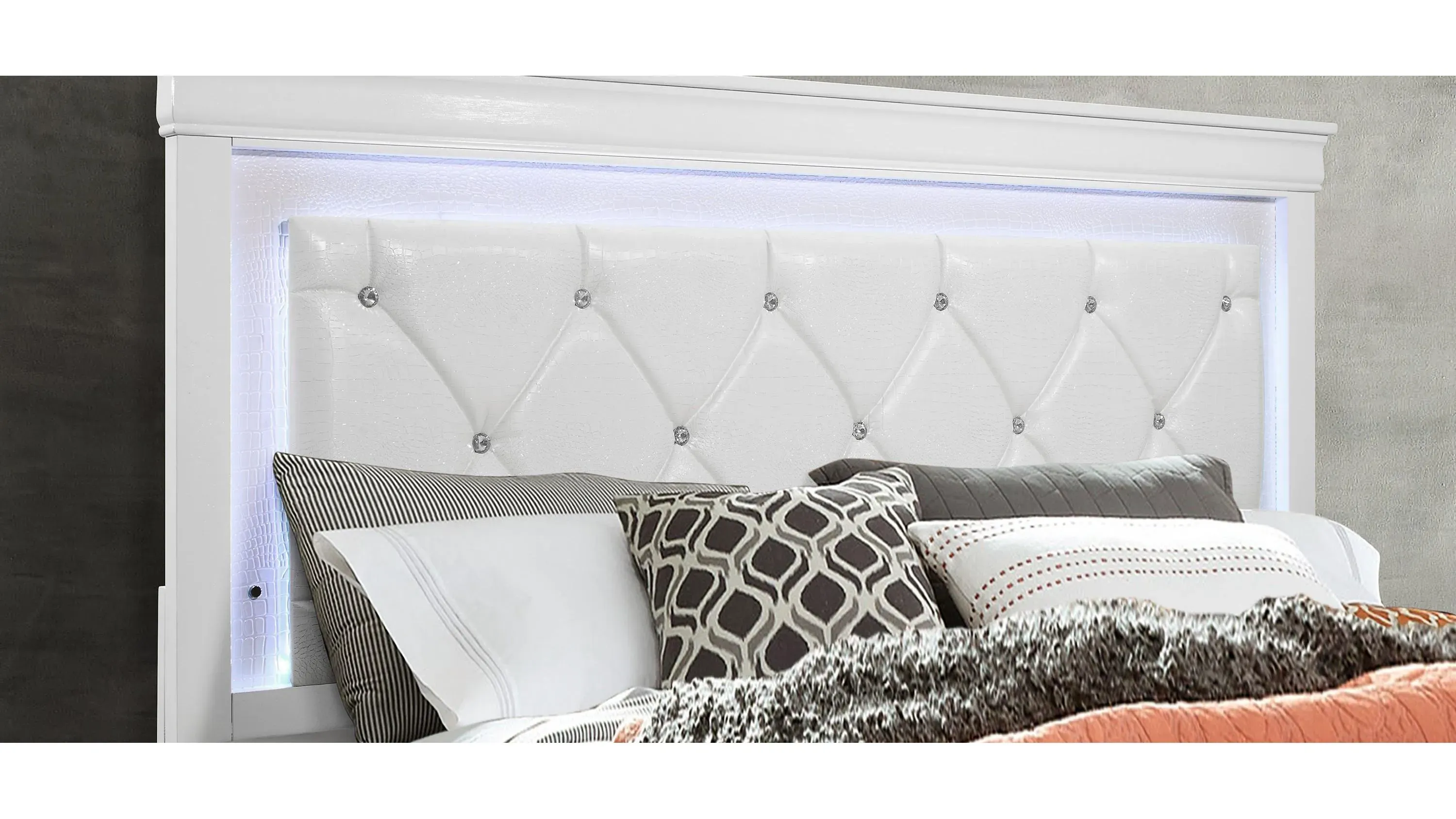 Pompei Bed w/ LED Light