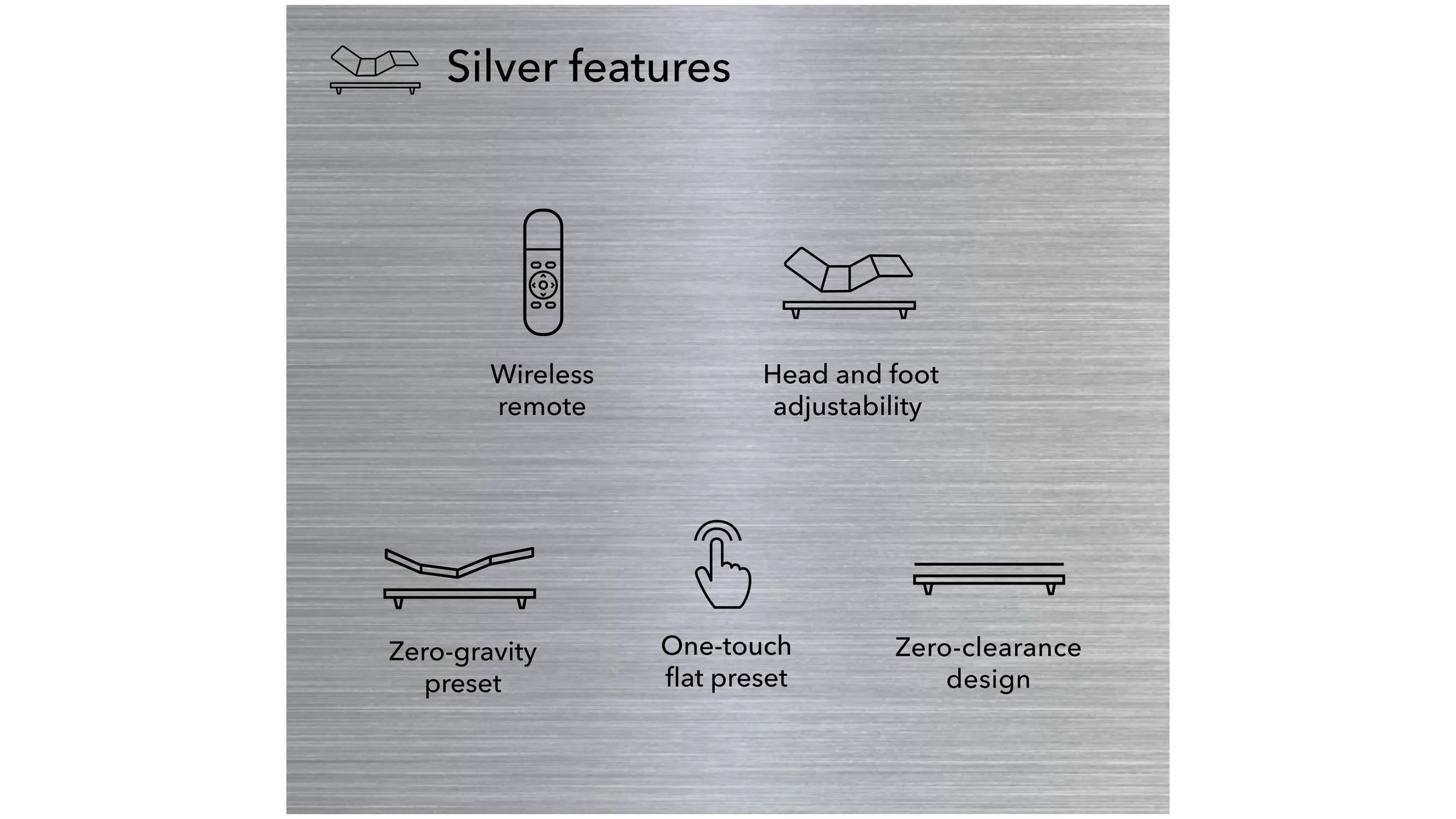BaseLogic Silver Adjustable Base