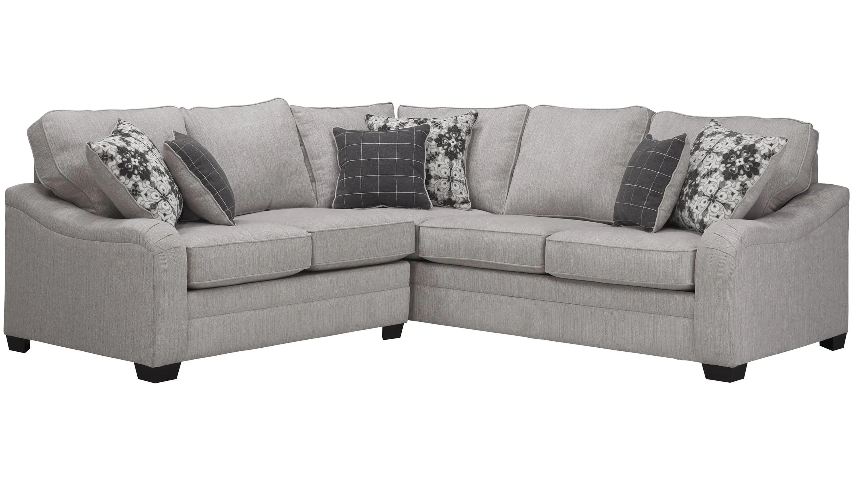Caid 2-pc. Chenille Sectional | Raymour & Flanigan