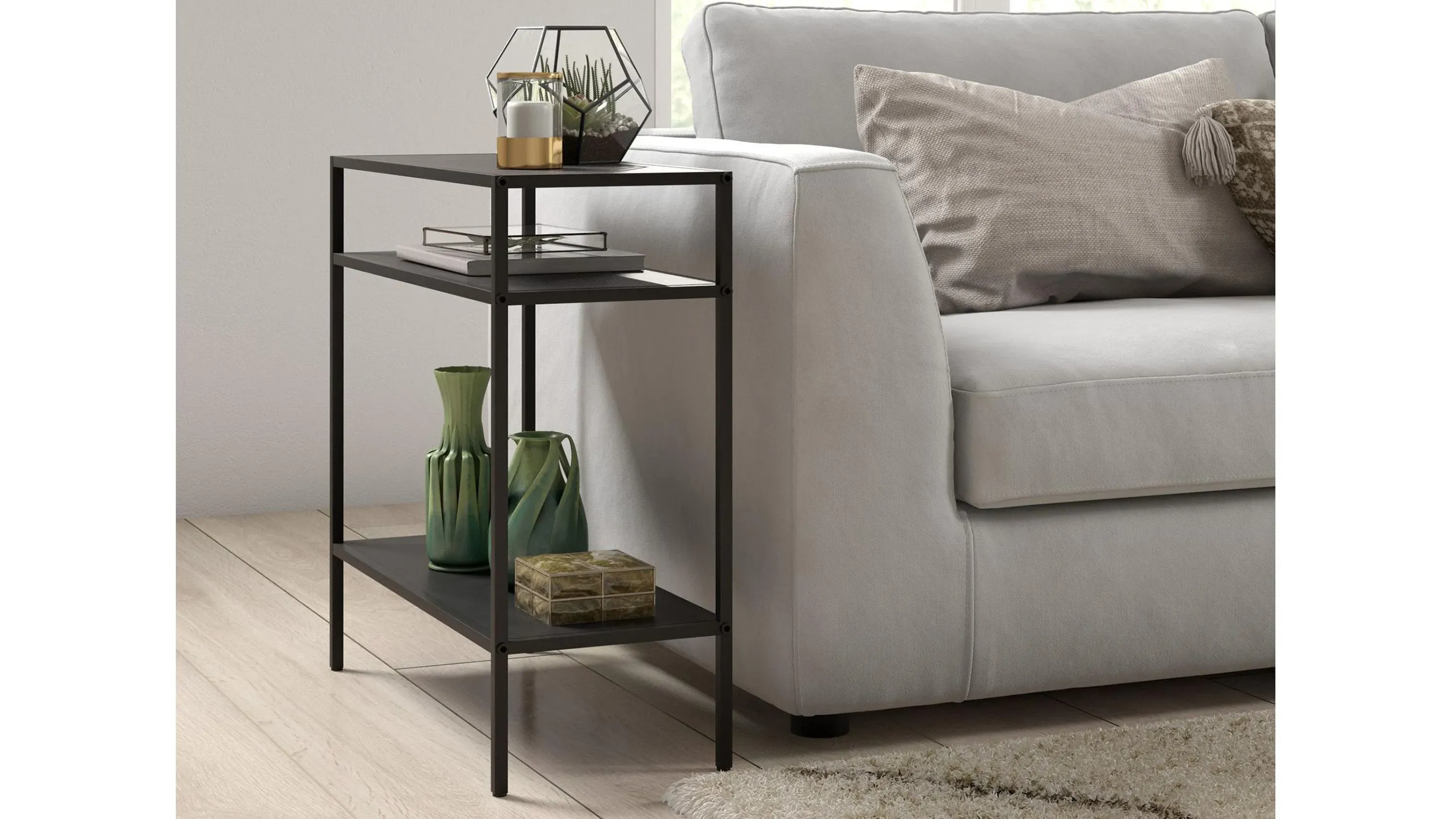 mardee rafanan マルデ MArtzTableFloorLampwithWhiteGl