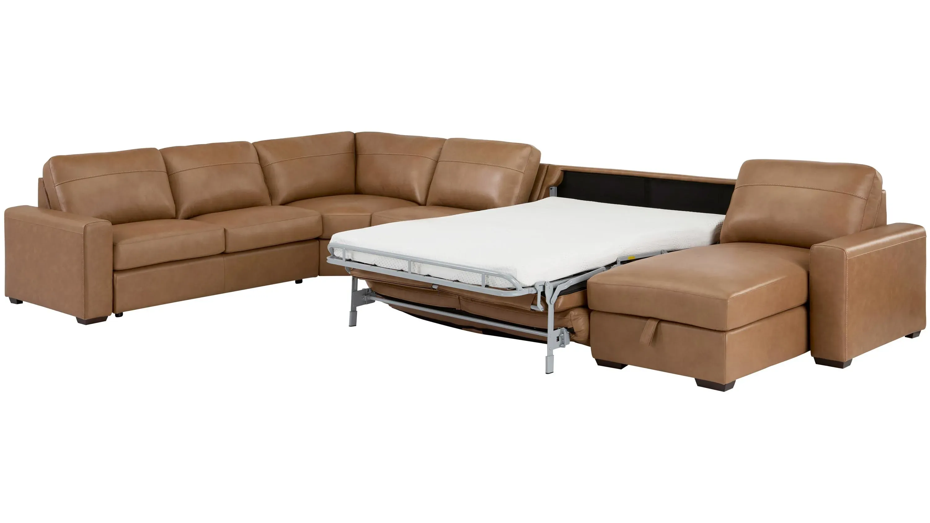 Harley 6-pc. Leather Sectional | Raymour & Flanigan
