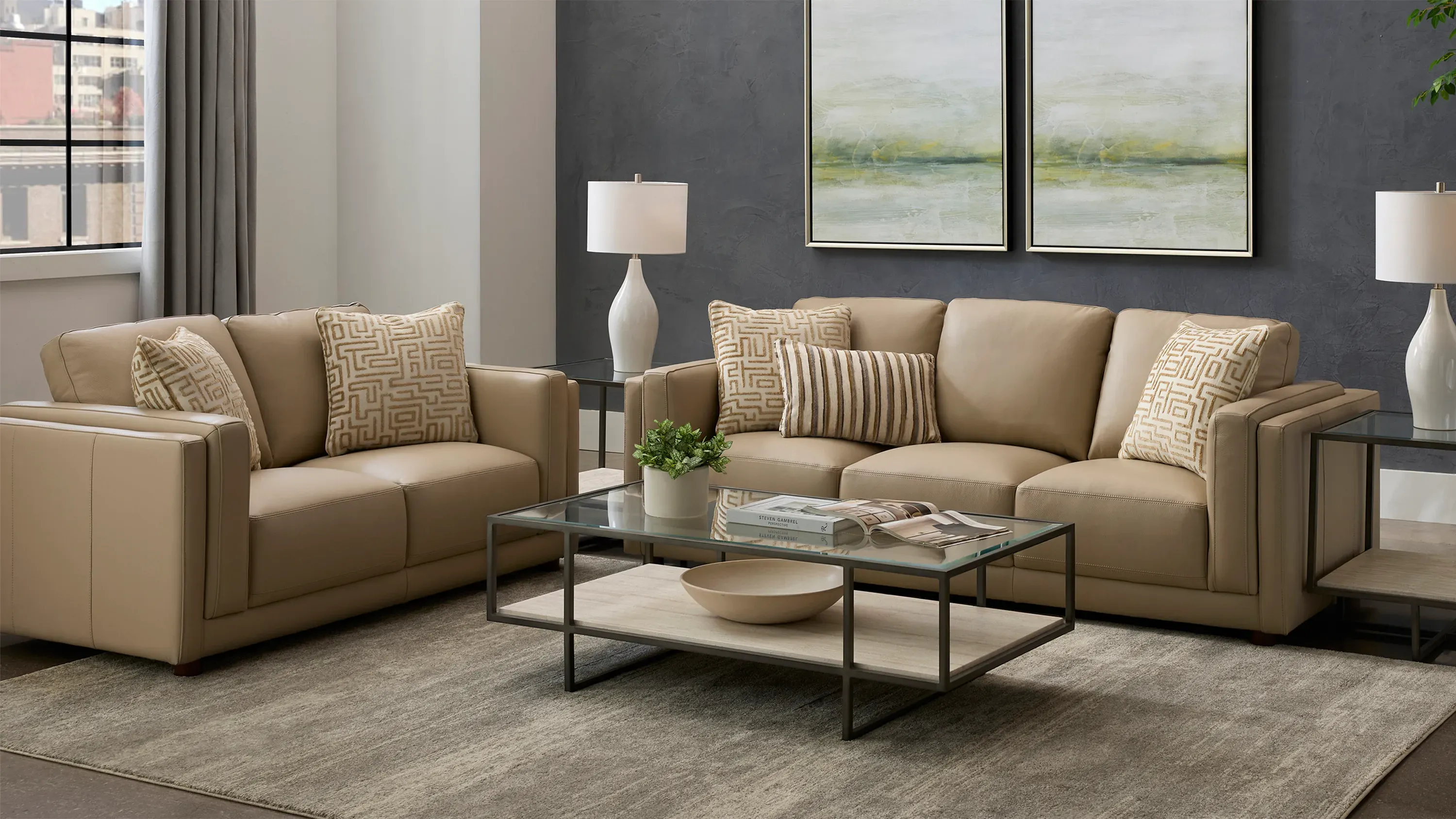 Marni Leather Sofa | Raymour & Flanigan