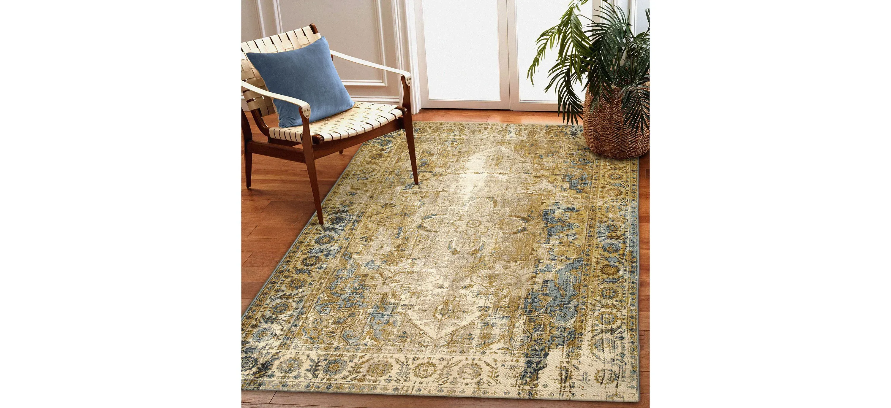 Marina Medallion Indoor/Outdoor Rug | Raymour & Flanigan
