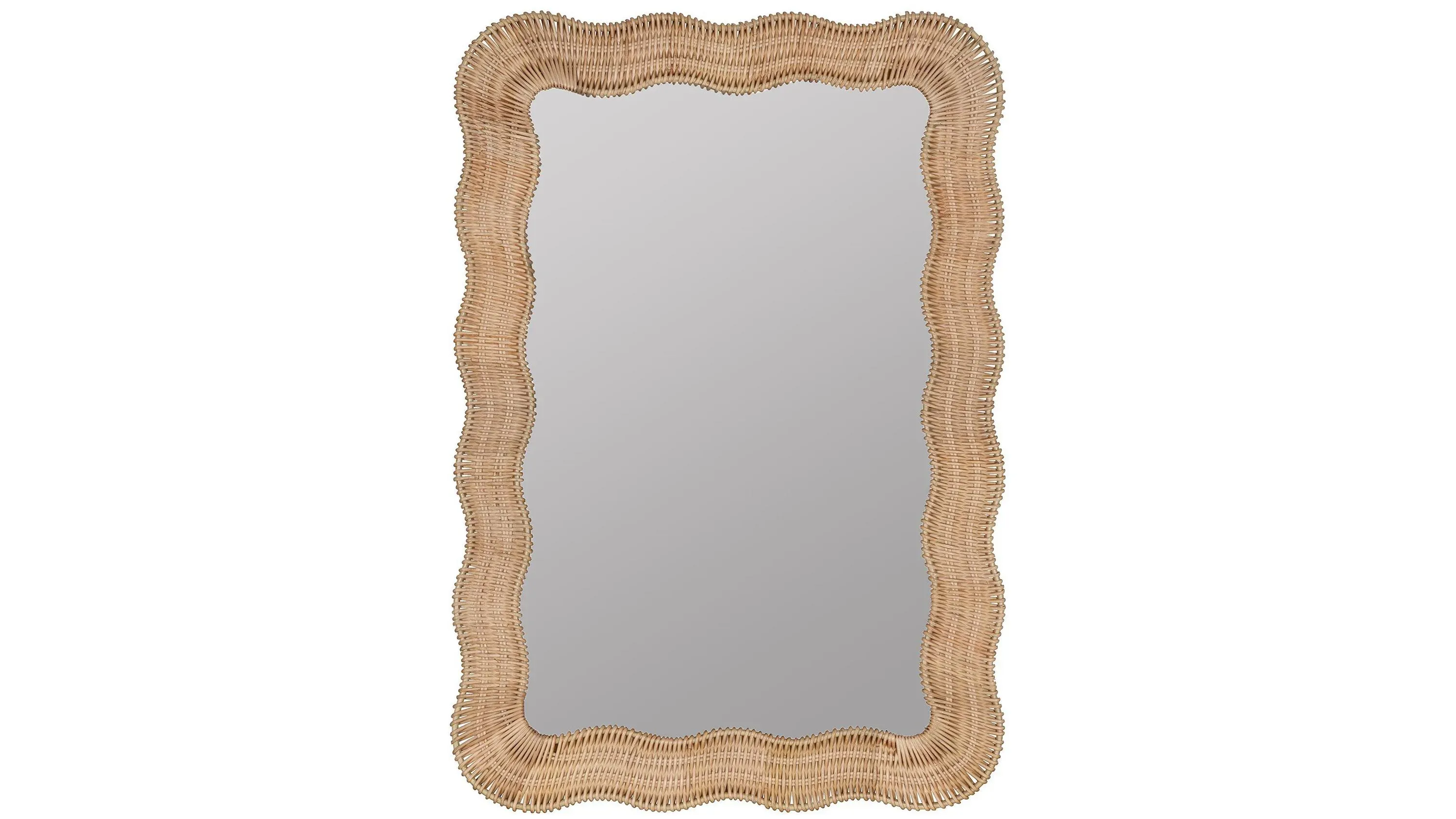 Rattan Wall Mirror | Raymour & Flanigan