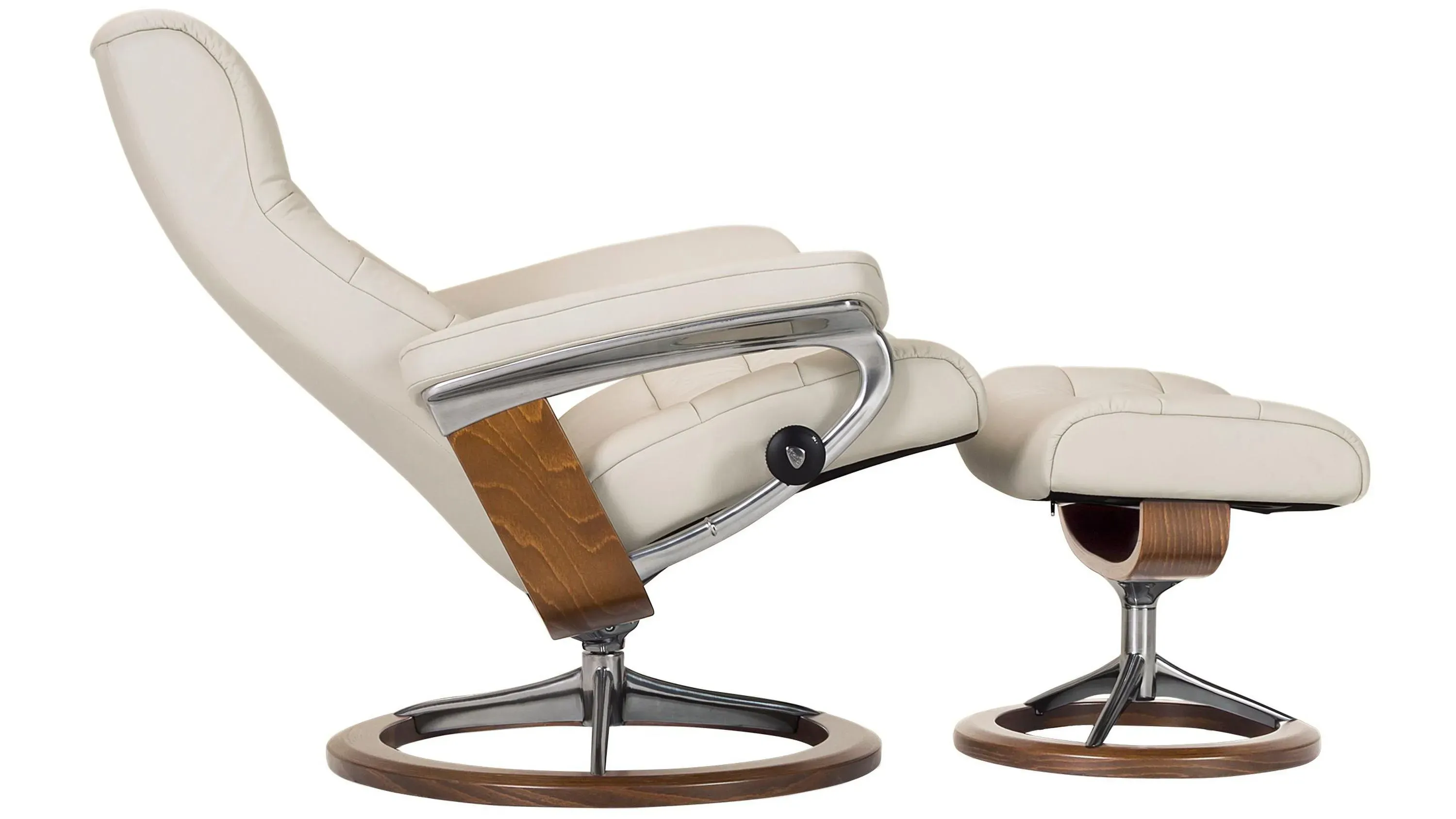 Stressless Opal Legcomfort ストレスレス オパール Stressless® Opal (S) Cross Base Recliner with Ottoman