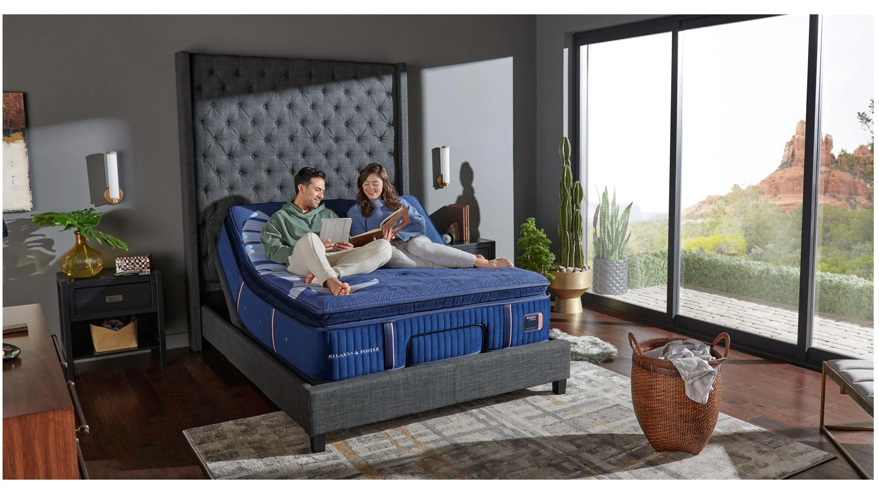 Stearns & Foster Reserve Duet Firm Euro Pillow Top Mattress - Thumbnail 5