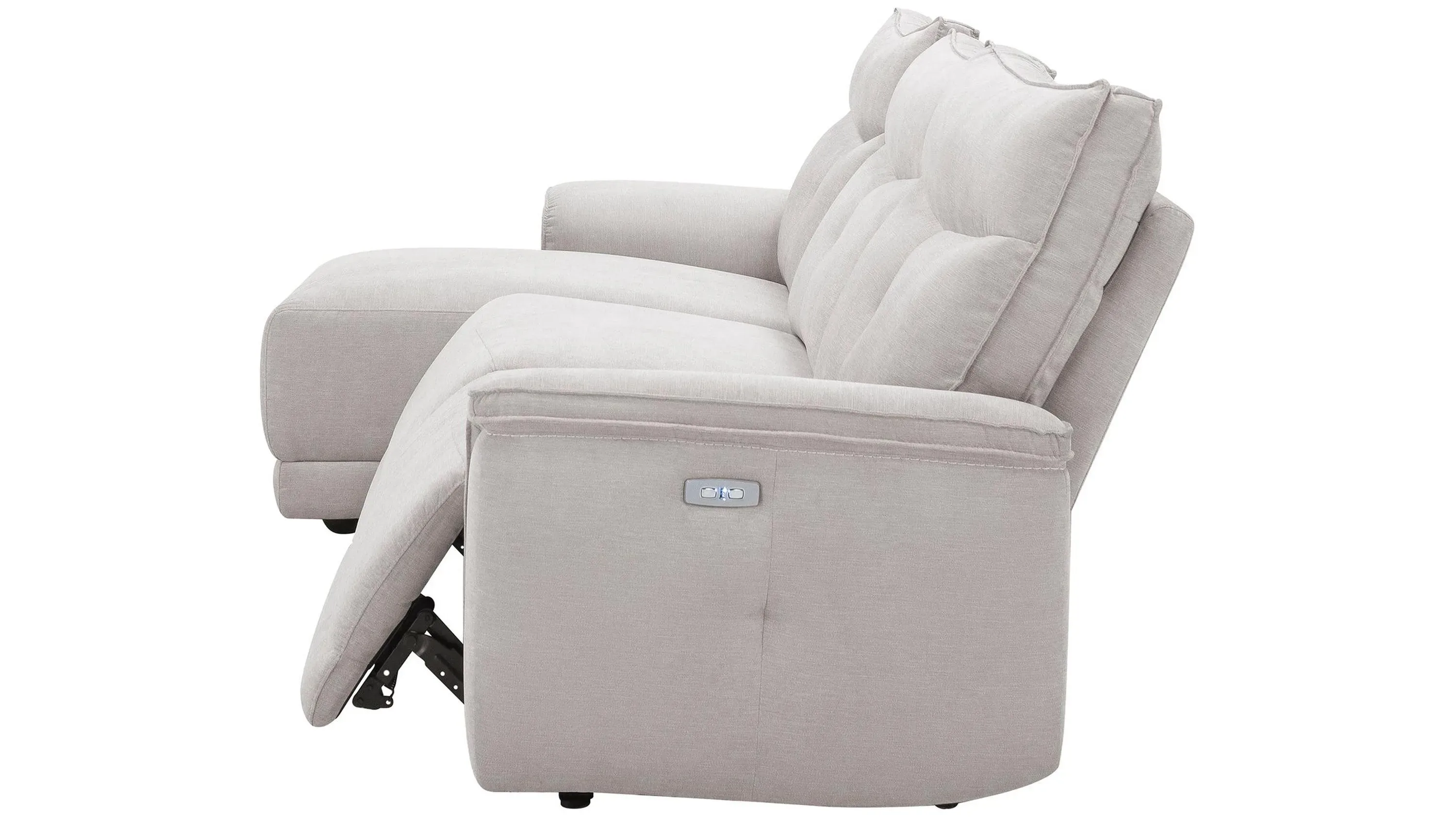 Graceland 3-pc. Sectional Sofa w/ Power Headrests | Raymour & Flanigan