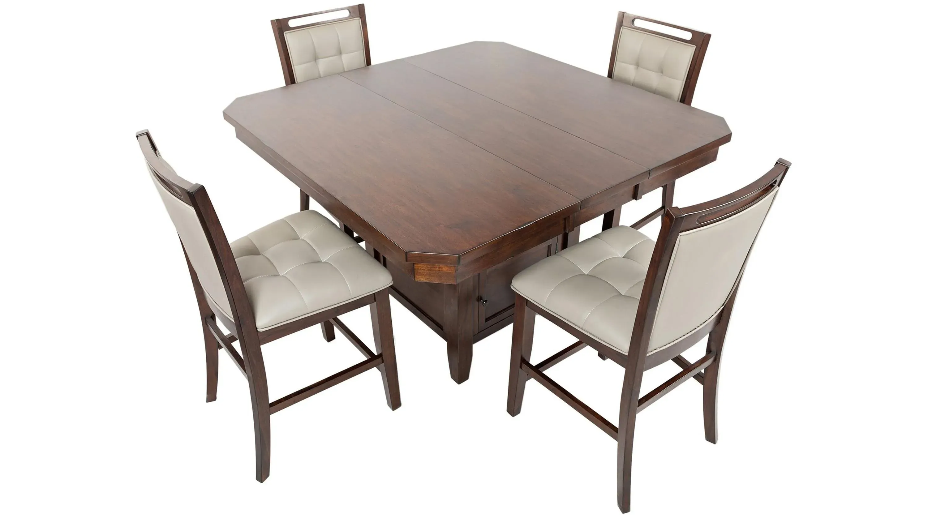Manchester Adjustable-Height Dining Table w/ Leaf | Raymour