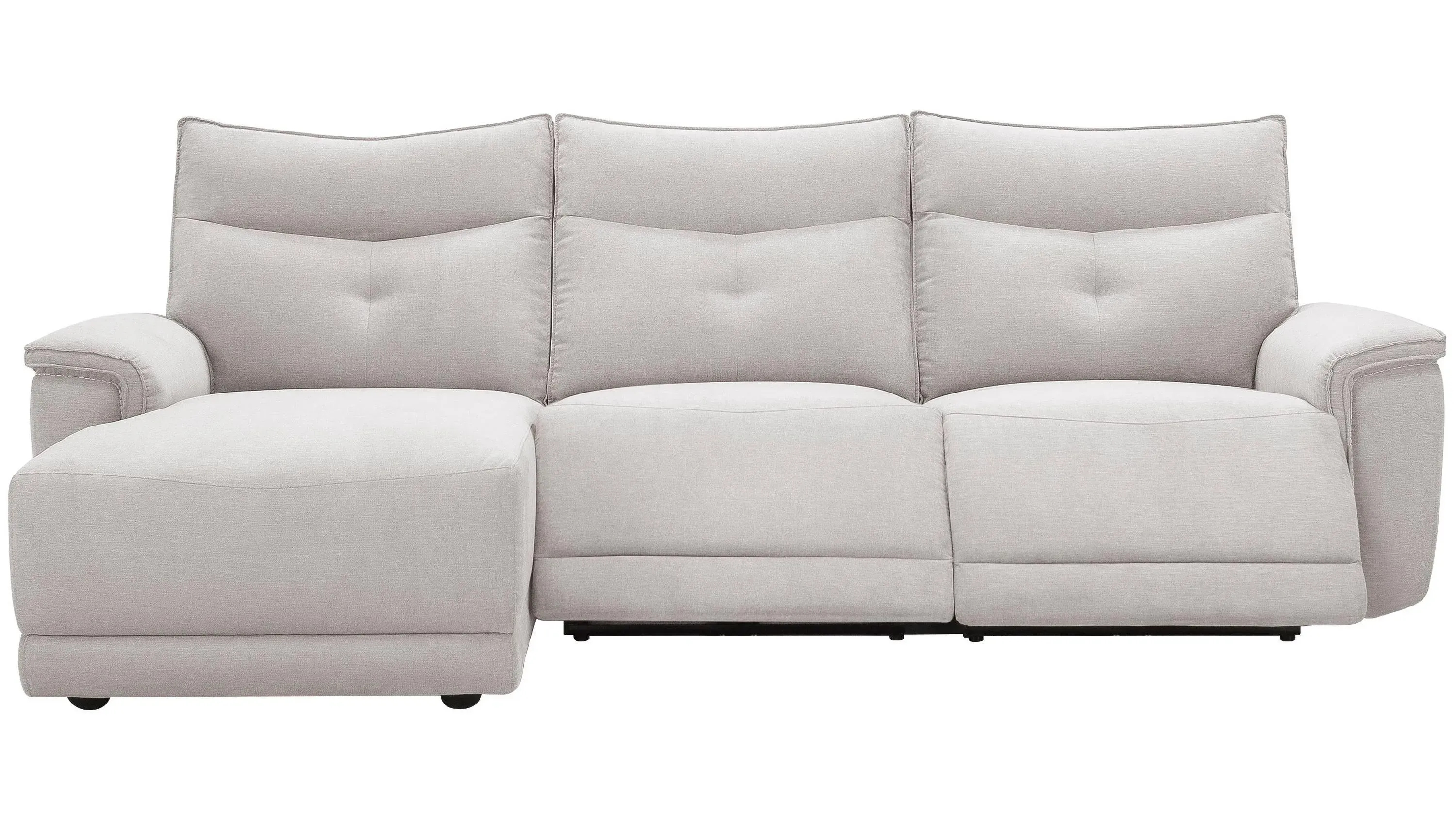 Graceland 3-pc. Sectional Sofa w/ Power Headrests | Raymour & Flanigan