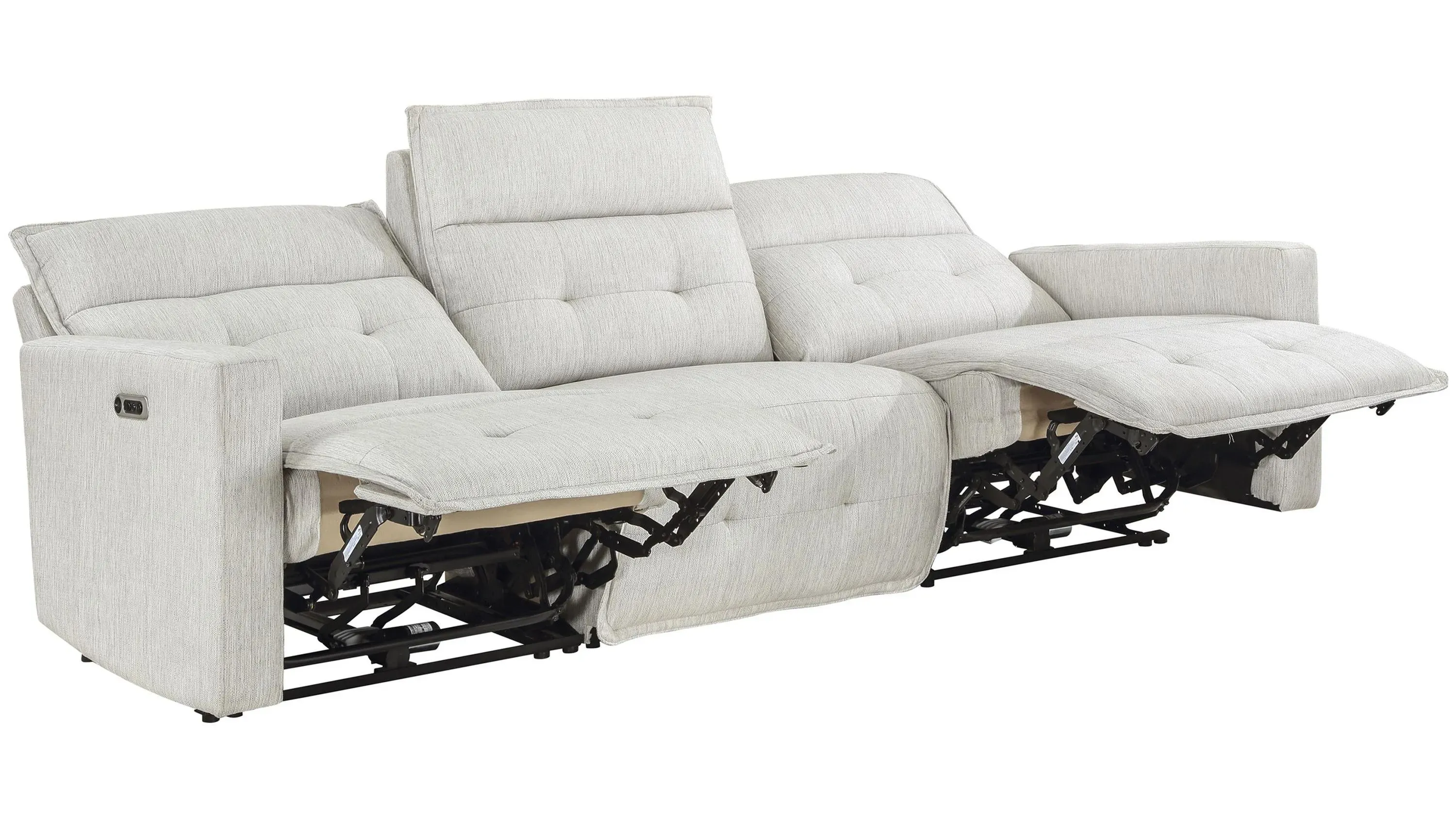 Fitch Power Double Reclining Sofa | Raymour & Flanigan