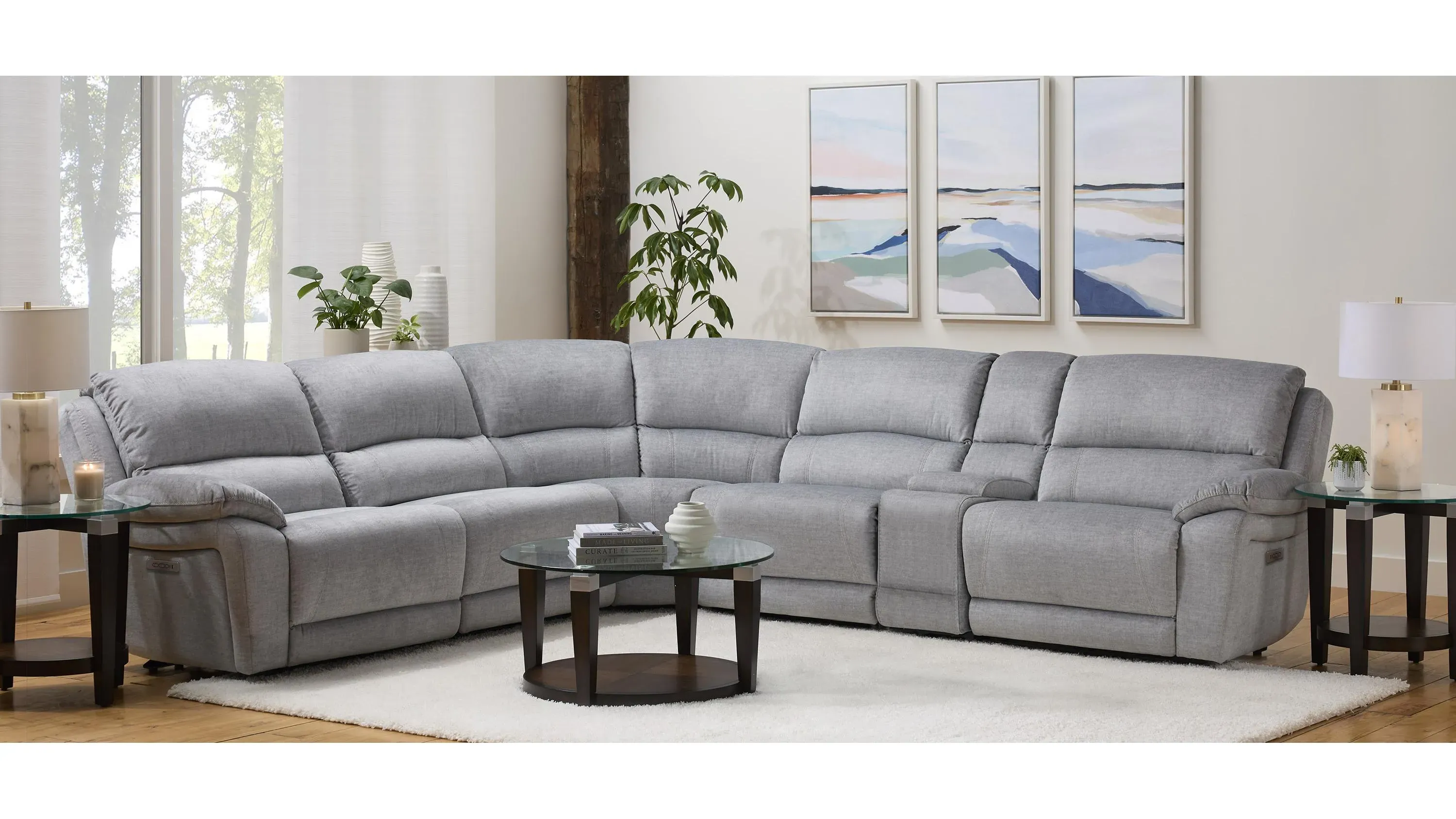 Marley 6-pc. Power Sectional