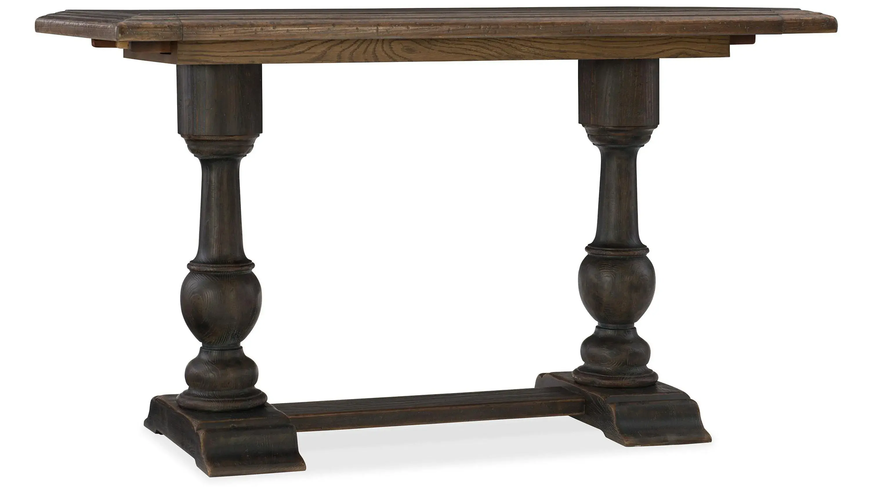 Hill Country Rectangular Adjustable-Height Dining Table with Two Leaves - Thumbnail 3