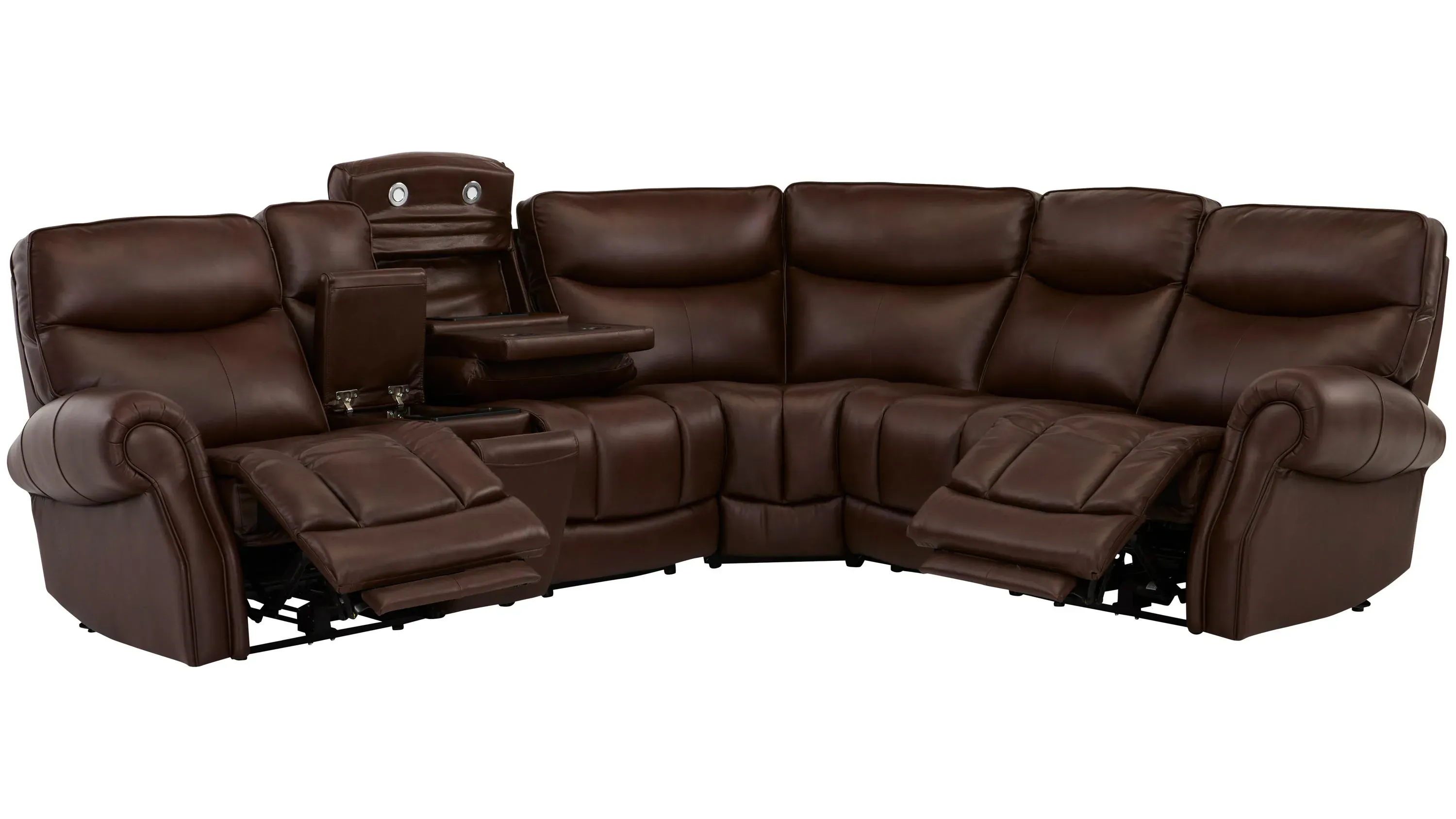 Grace Brooks 6-pc. Zero Gravity Triple Power Sectional | Raymour & Flanigan