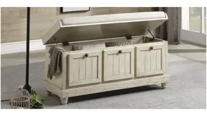 Hakea Upholstered Storage Bench | Raymour & Flanigan