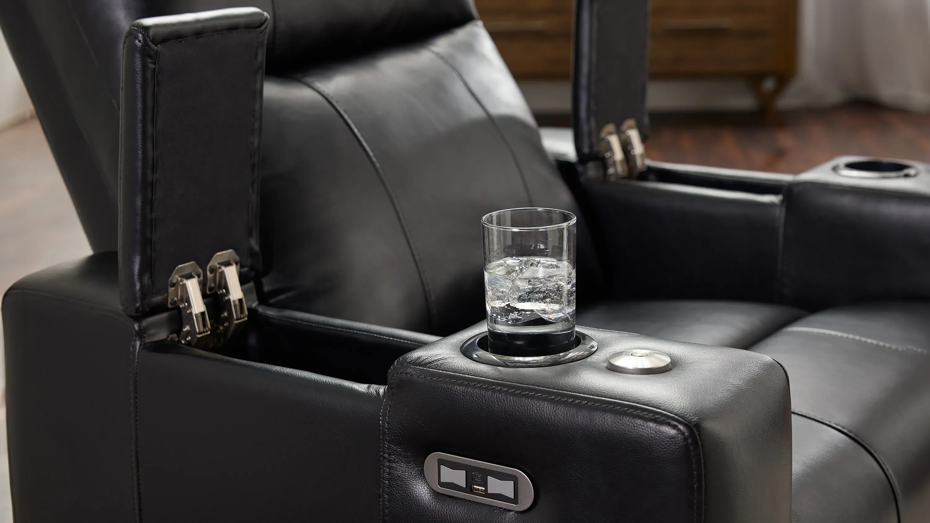Matrix Home Theater Power Recliner | Raymour & Flanigan