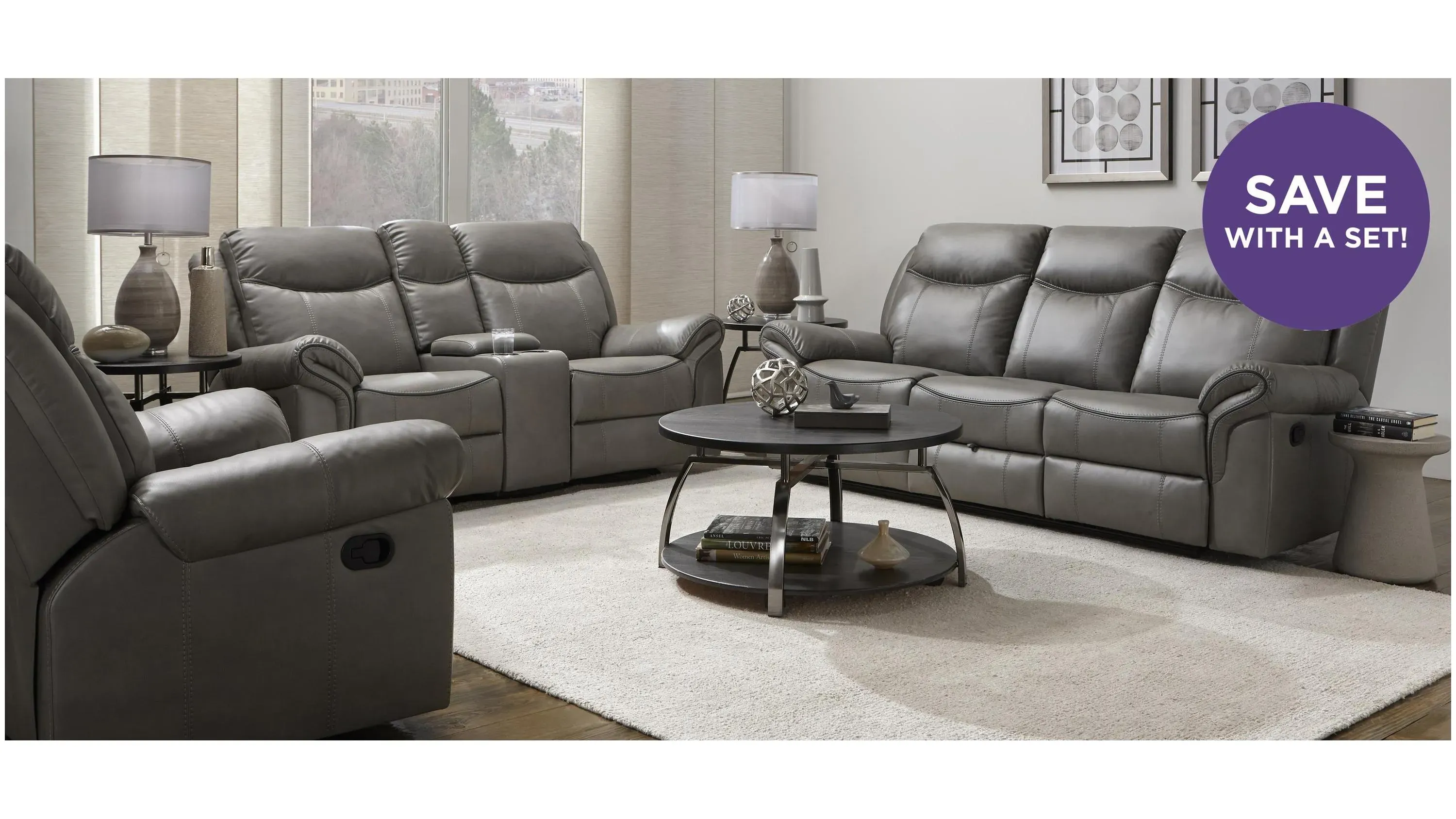 Ross 2-pc Reclining Sofa And Loveseat Set