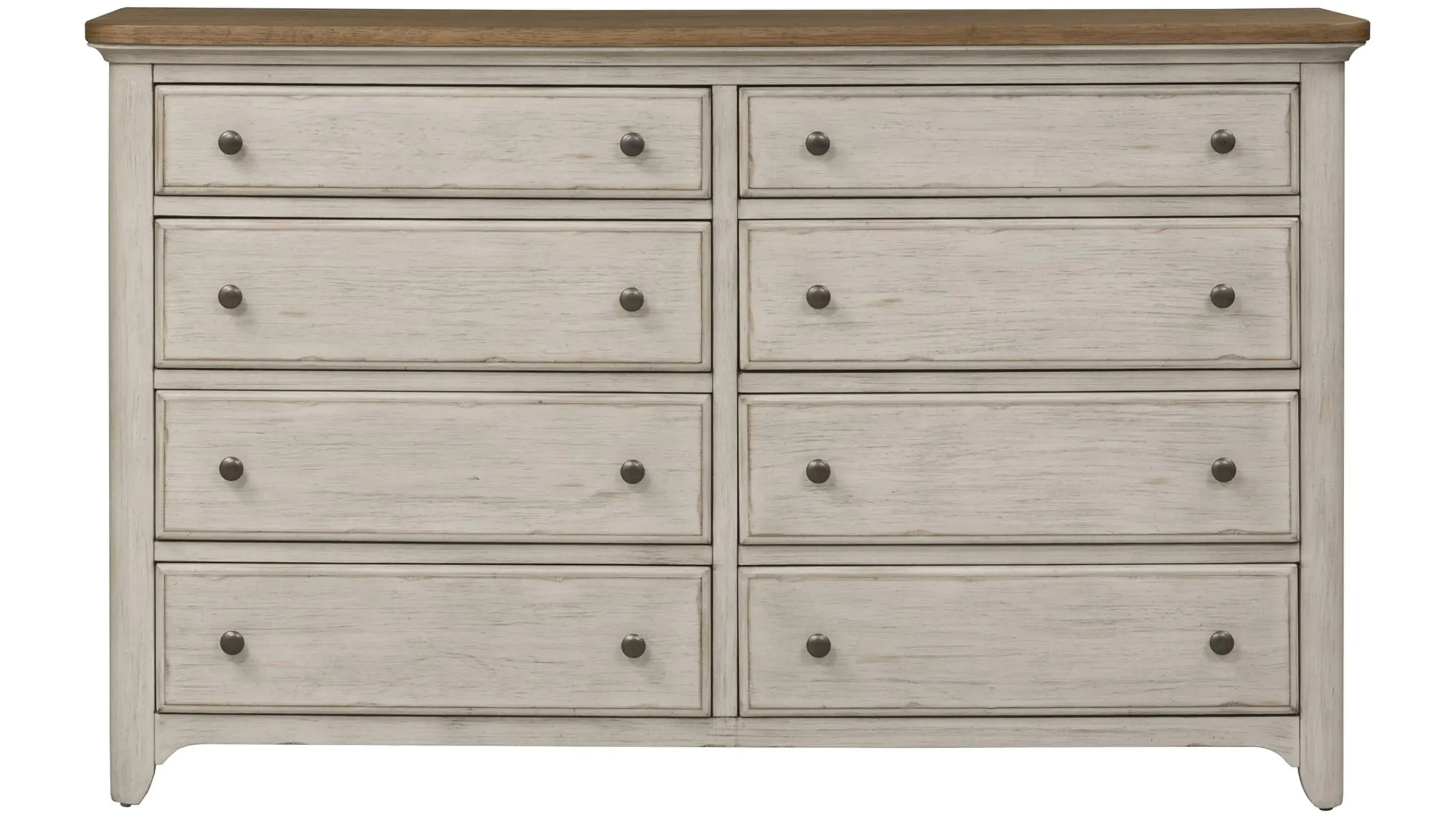 Farmhouse Reimagined 4-pc. Poster Bedroom Set w/ Drawer Nightstand - Thumbnail 3