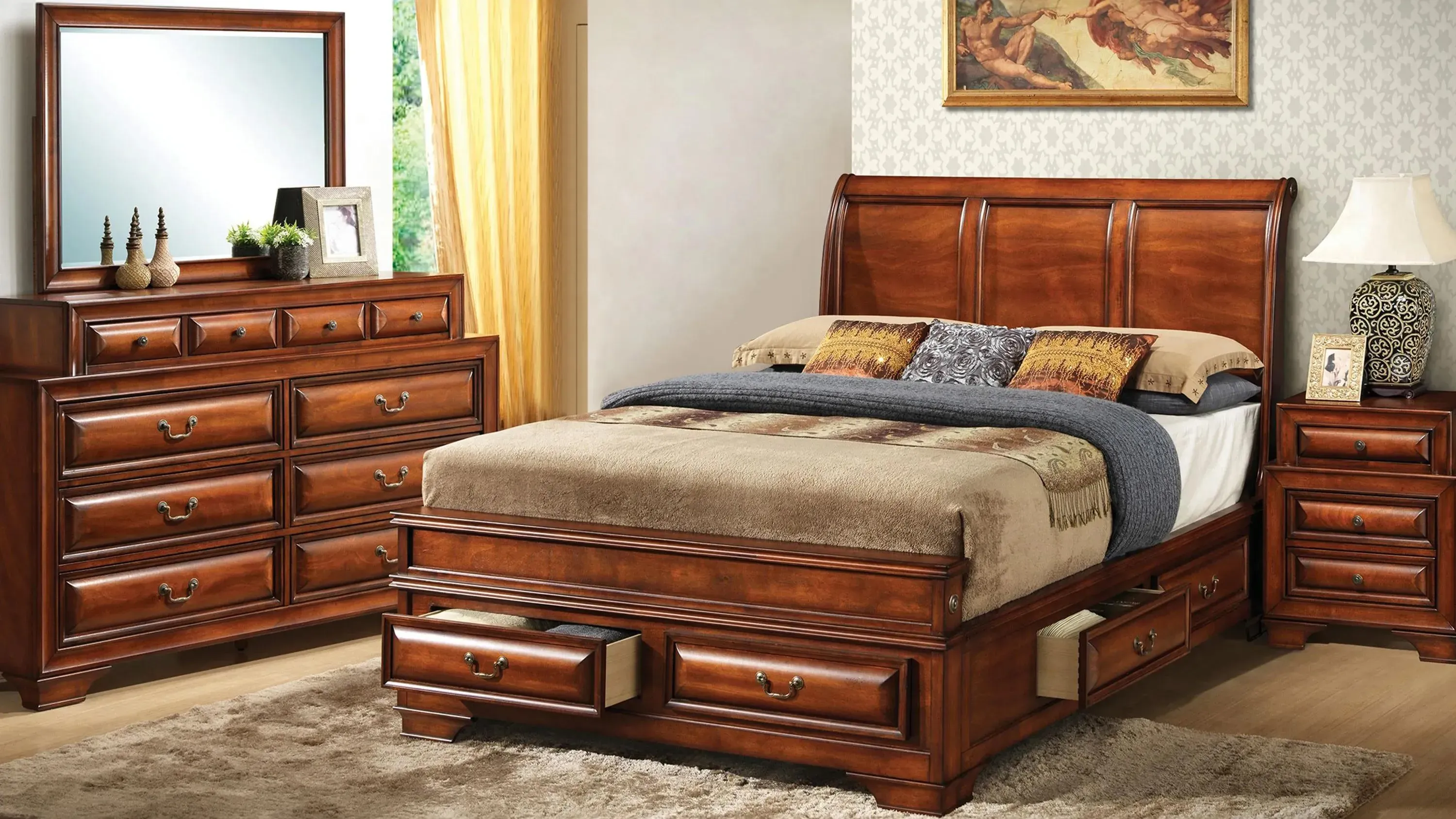 Sarasota 4-pc. Storage Bedroom Set | Raymour & Flanigan