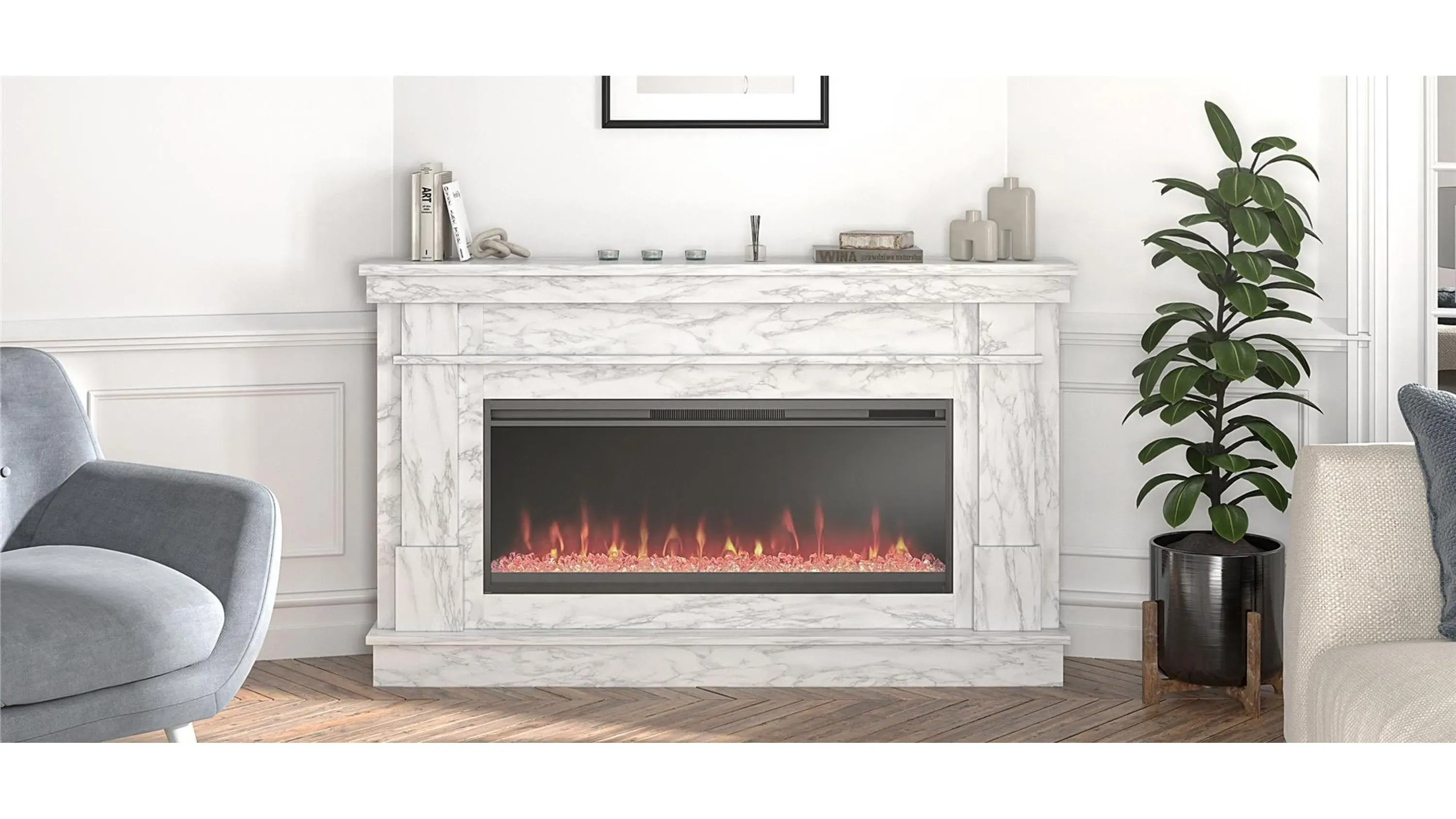 Montvale Electric Fireplace