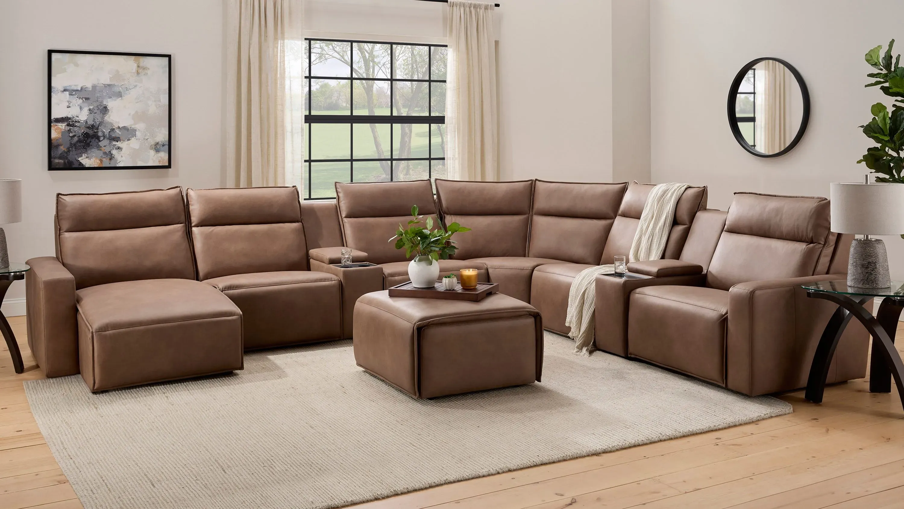 ModularTwo Right Arm Facing Power Recliner w/ Power Headrest