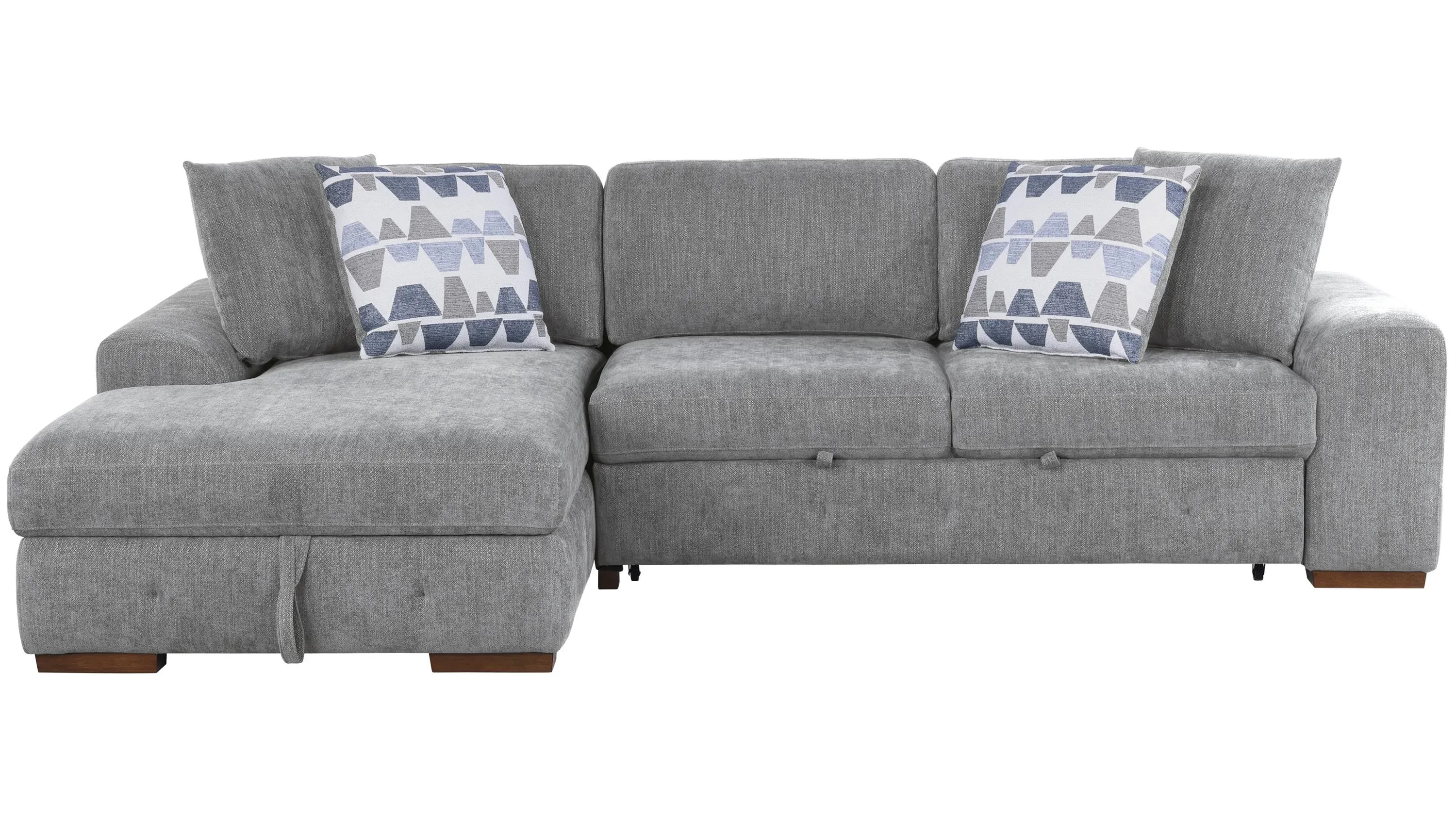 Dolman 2 pc. Sofa Chaise with Pop-Up Sleeper | Raymour & Flanigan
