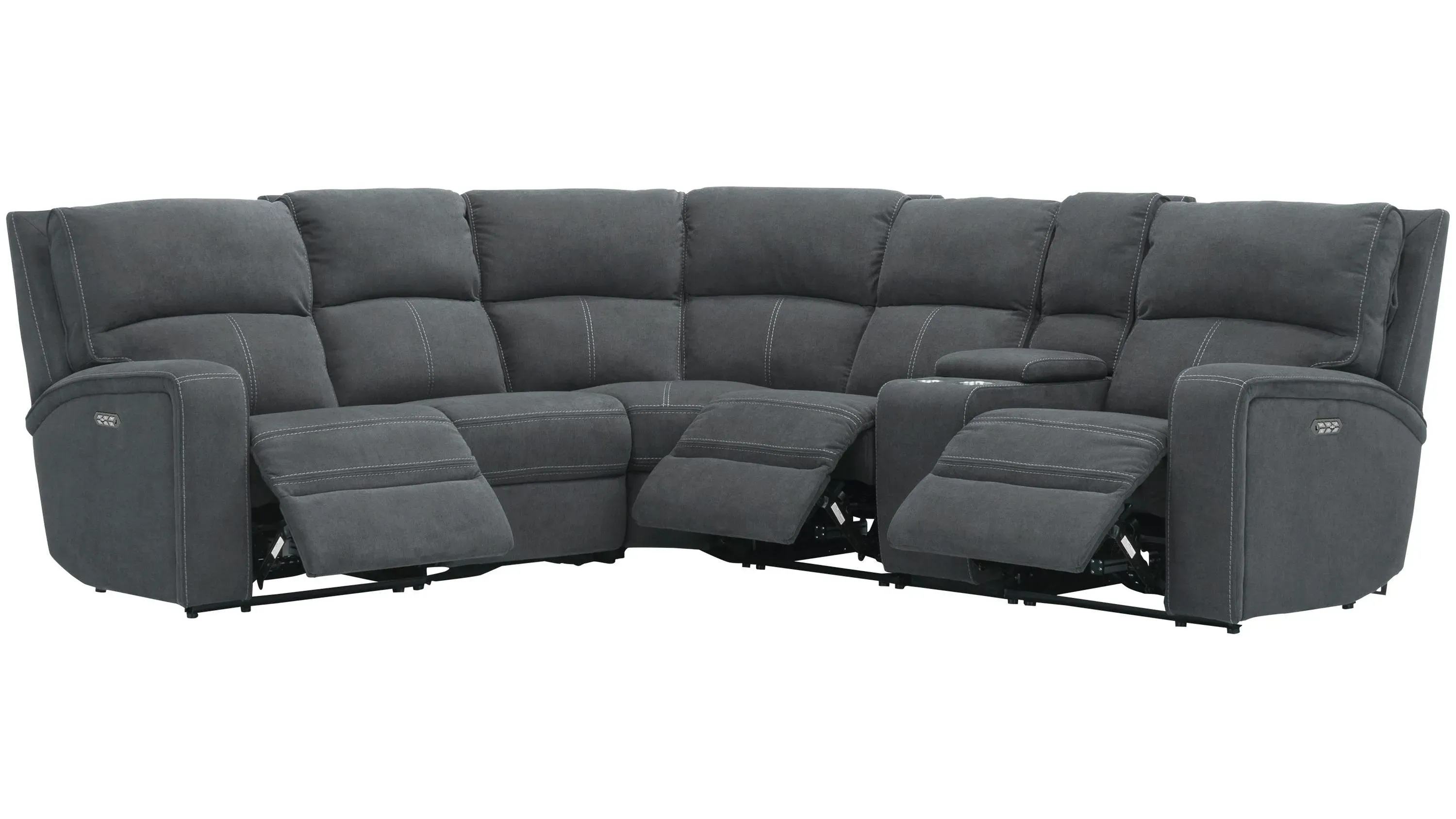 Ian 6-pc. Power Sectional w/ Power Headrest & Lumbar