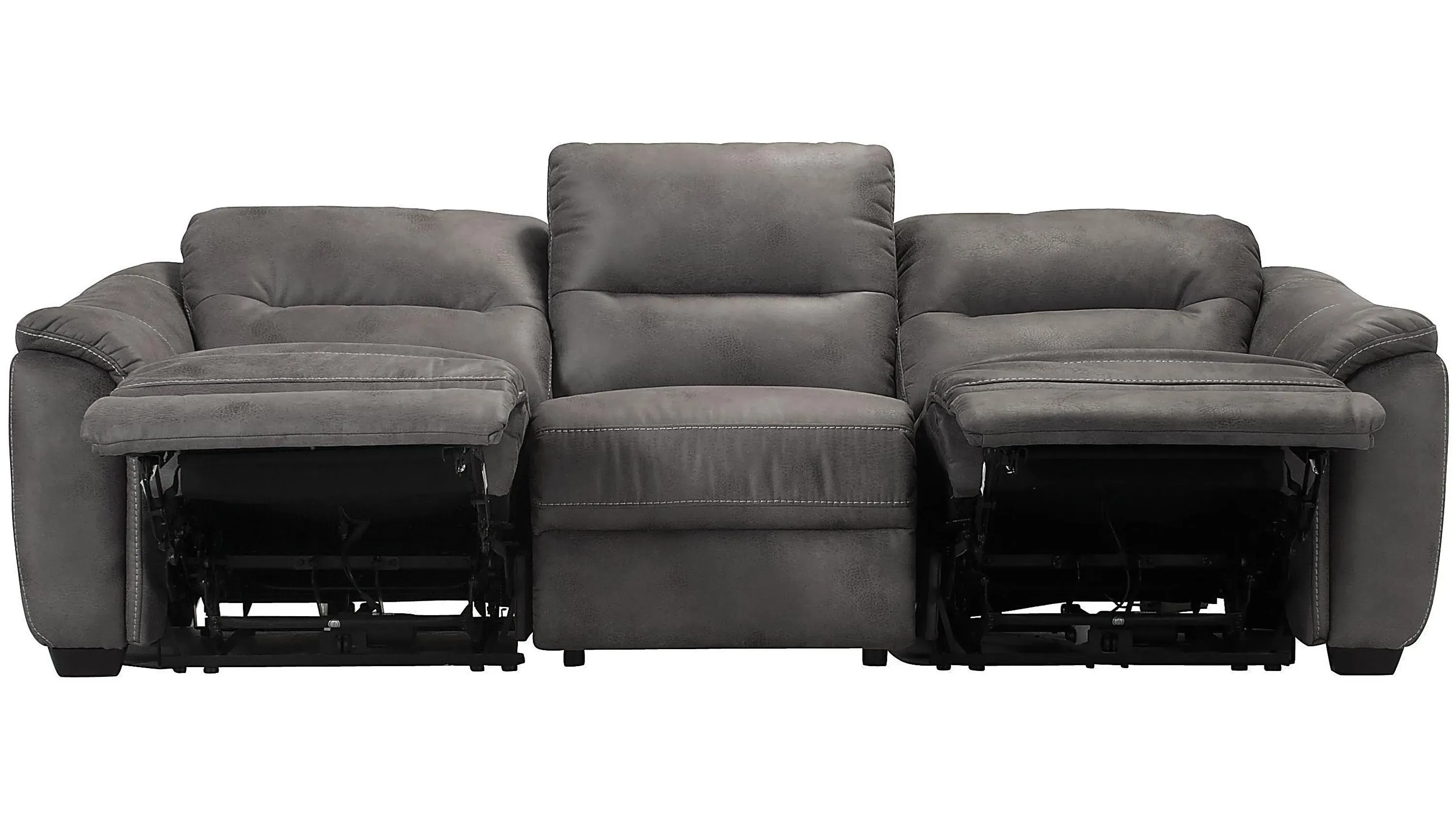 Rockland Microfiber 3-pc. Power Sofa
