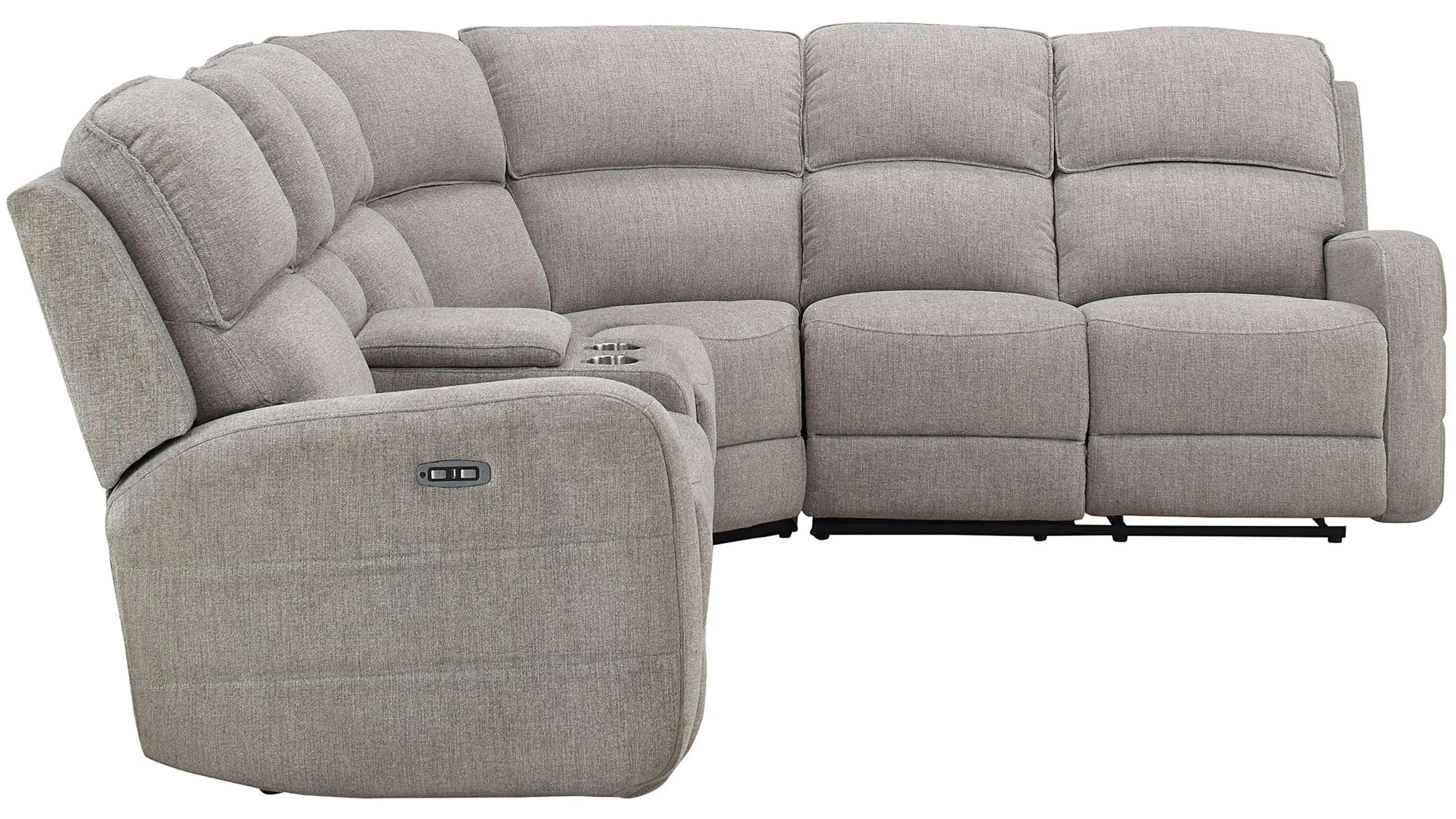Everitt Chenille 3-pc. Power Sectional