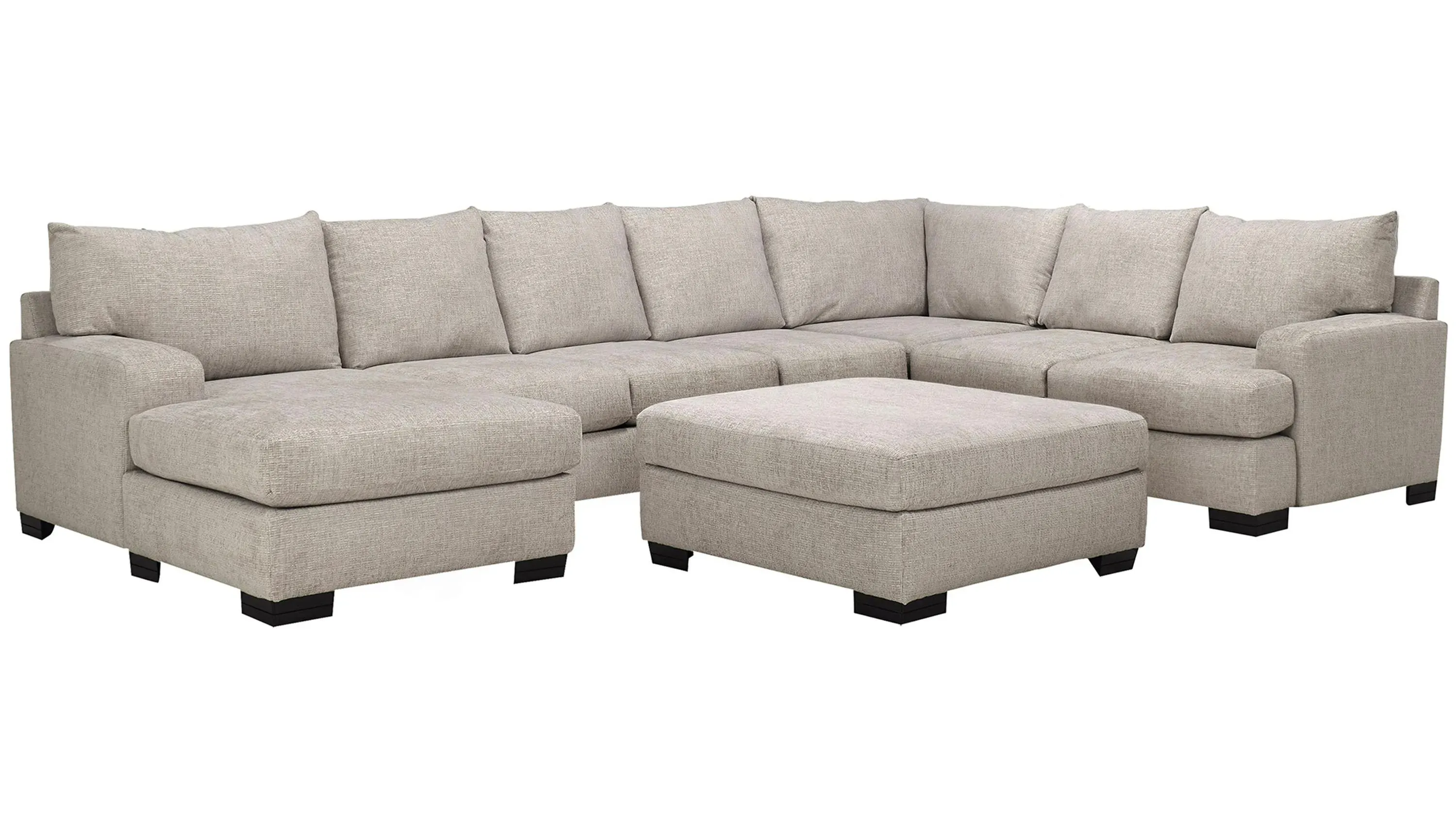 Cooper 5-pc. Sectional w/ Cocktail Ottoman | Raymour & Flanigan