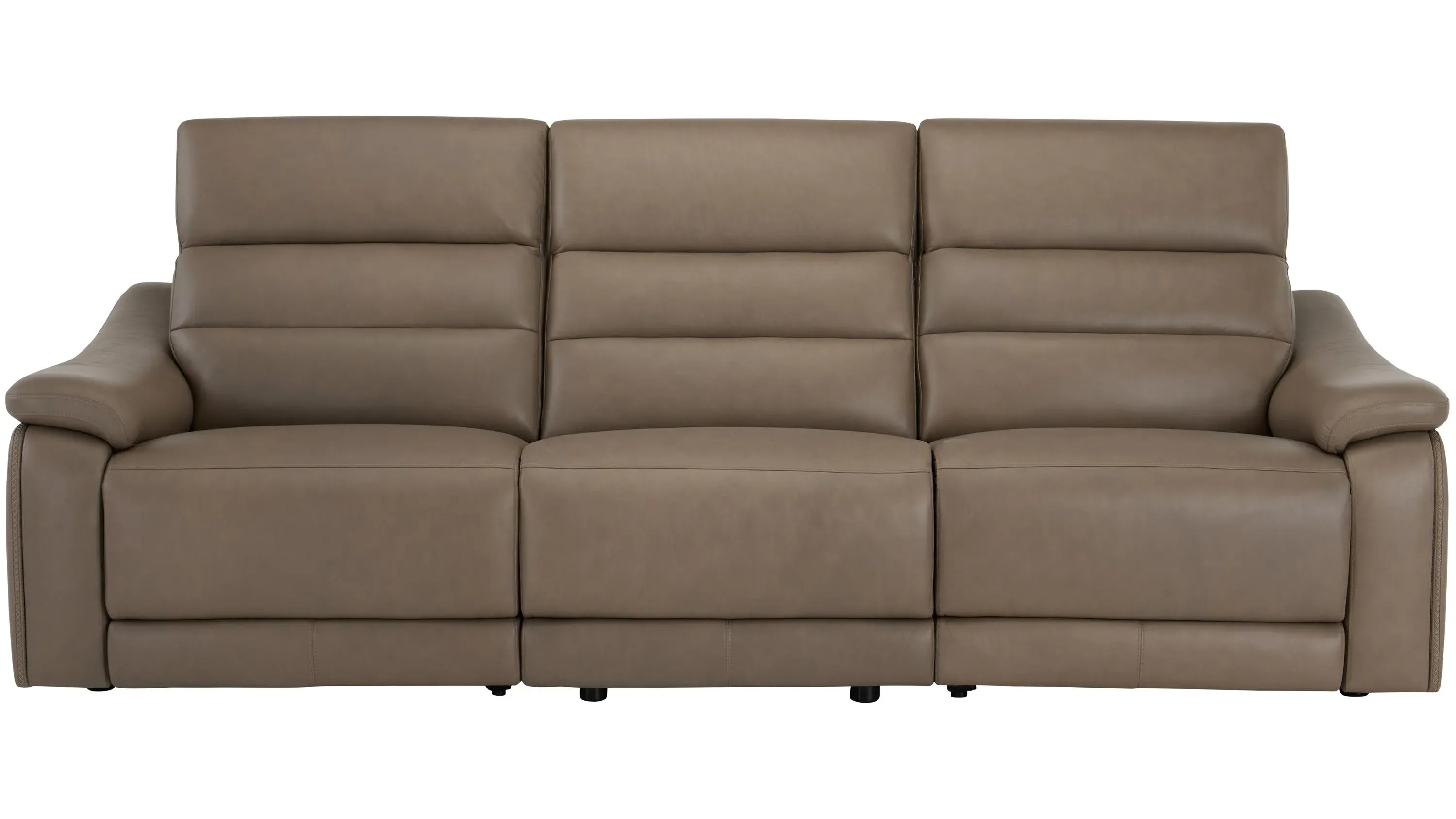 Tucker 3-pc. Triple Power Leather Sofa | Raymour & Flanigan
