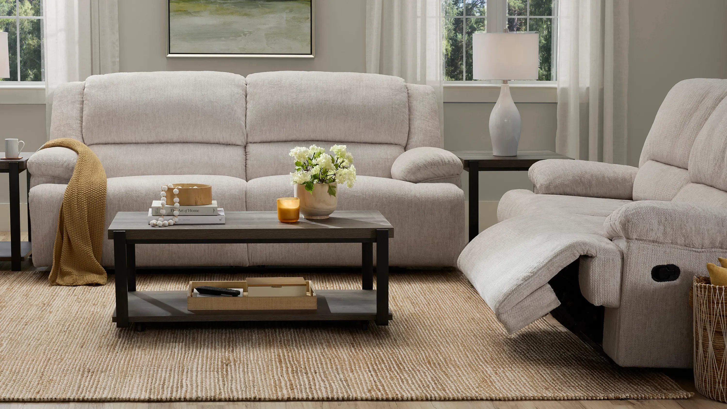 Colburn 2-pc. Manual Living Room Set | Raymour & Flanigan