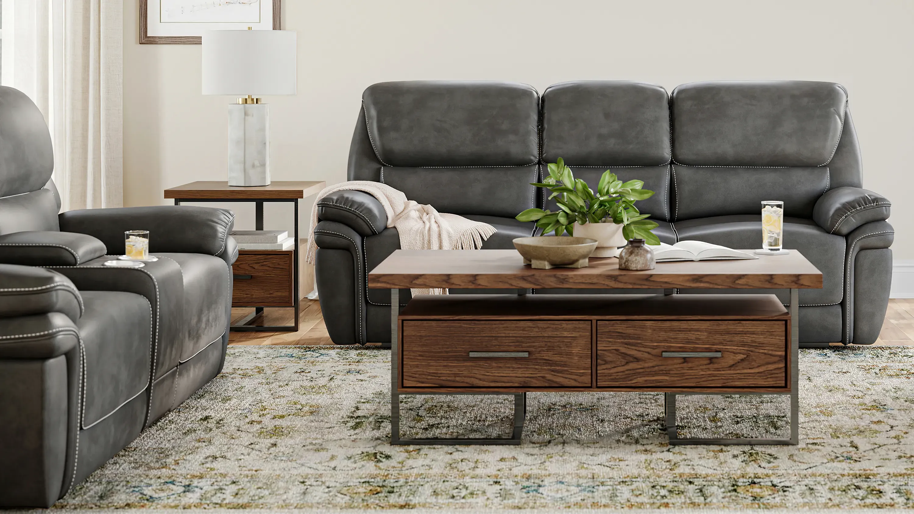 ★セール中★ Subware Recon サブウェア リーコン ウールクッション Skye Living Room Set | Raymour & Flanigan