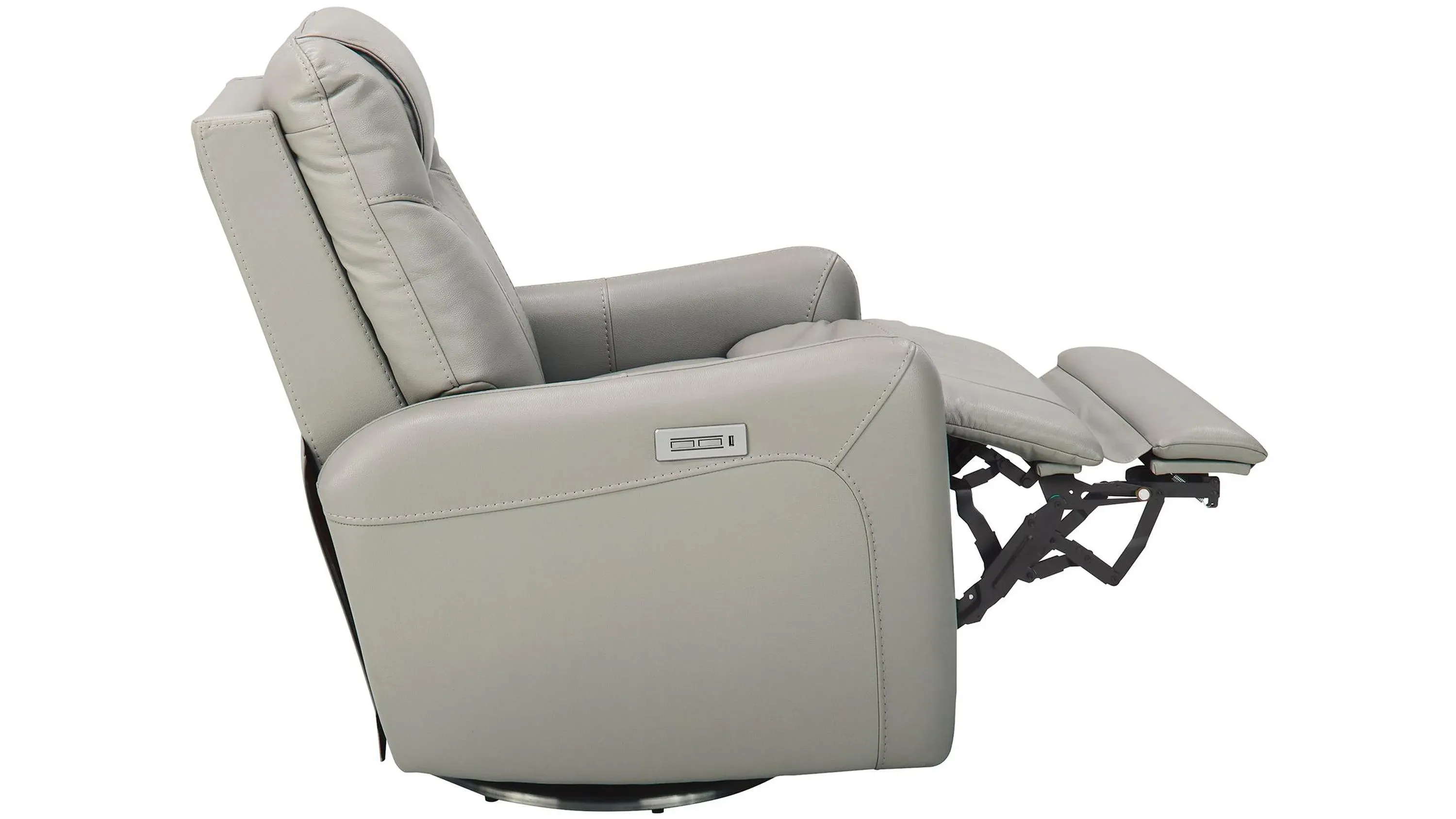 Erickson Power Layflat Swivel Recliner with Power Headrest