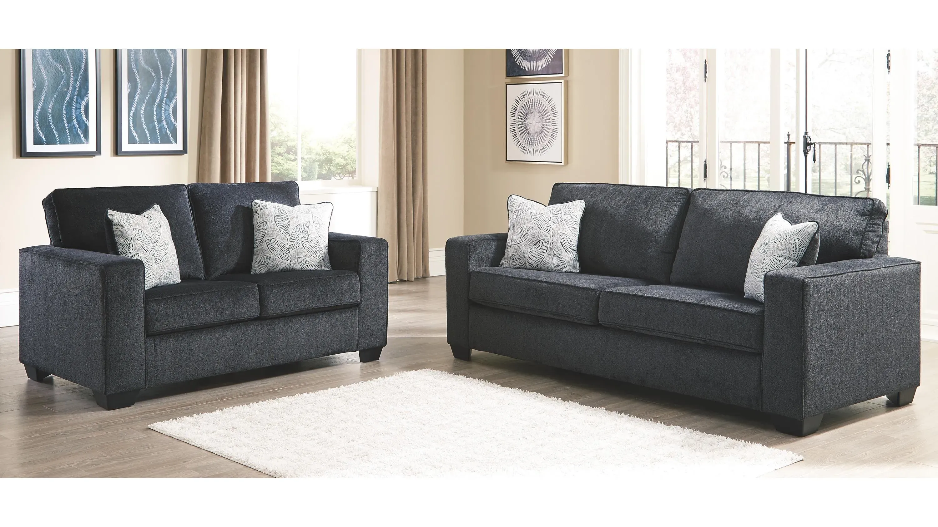 Adelson Chenille Loveseat | Raymour & Flanigan