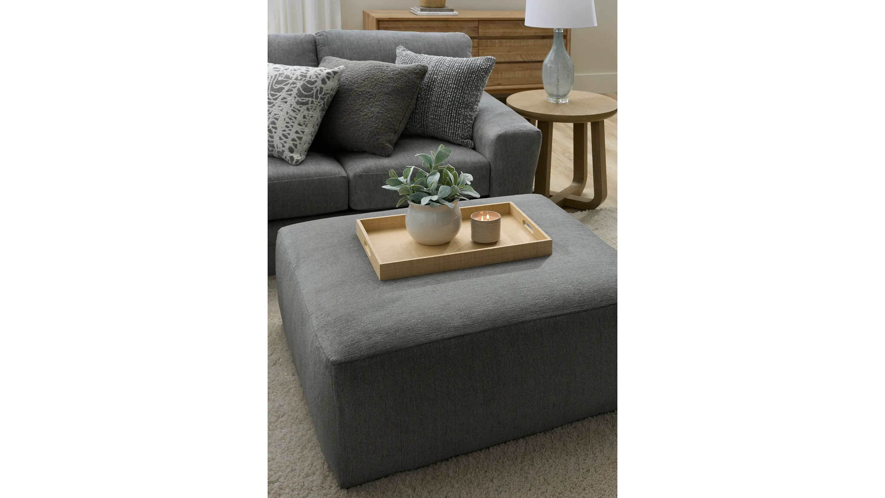Kristoff Cocktail Ottoman | Raymour & Flanigan