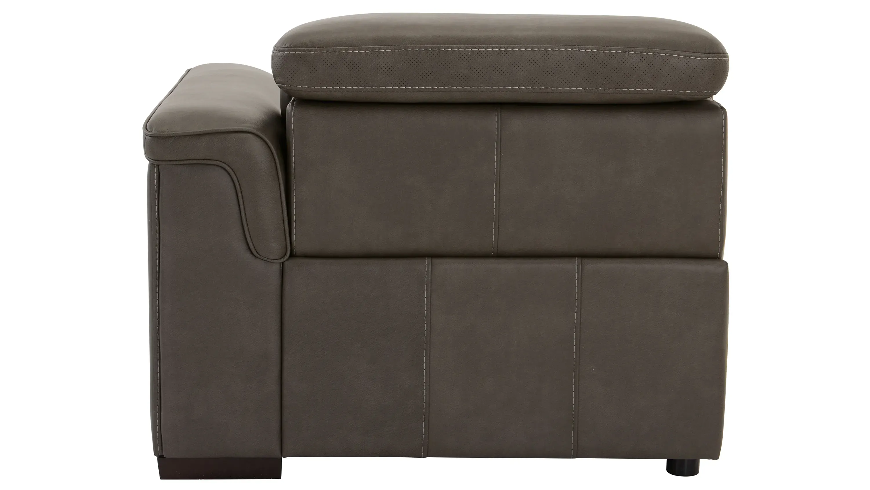 Orion Right Arm Facing Storage Chaise w/Speaker Headrest | Raymour