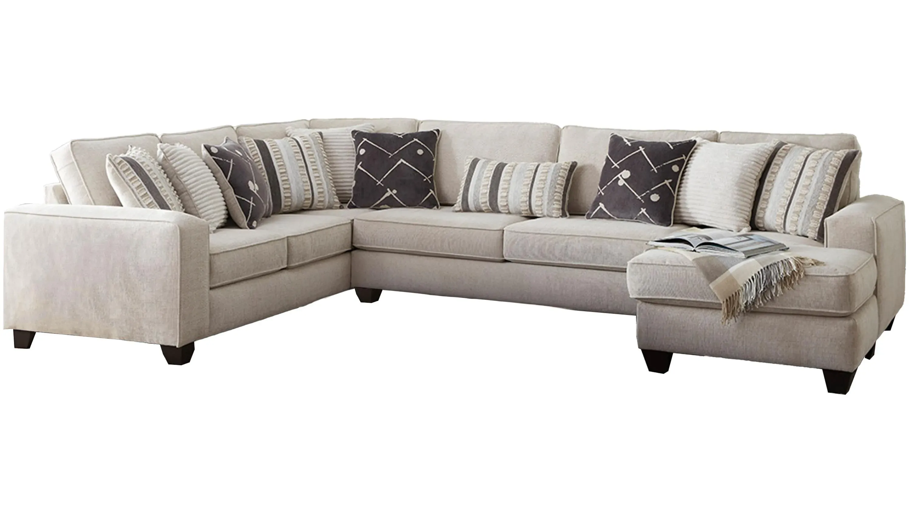 Alston 3-pc. Sectional w/ Chaise | Raymour & Flanigan