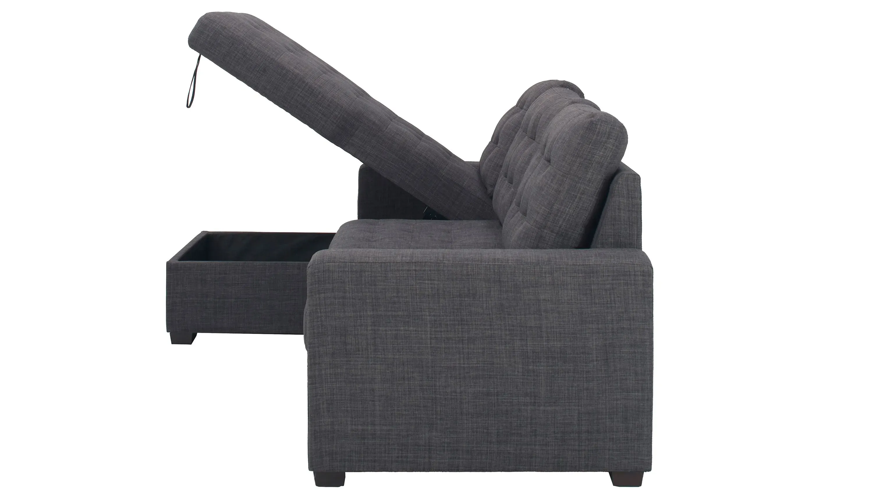 Brynn Navy 91'' Sofa, Chair & Storage Ottoman | Bob's