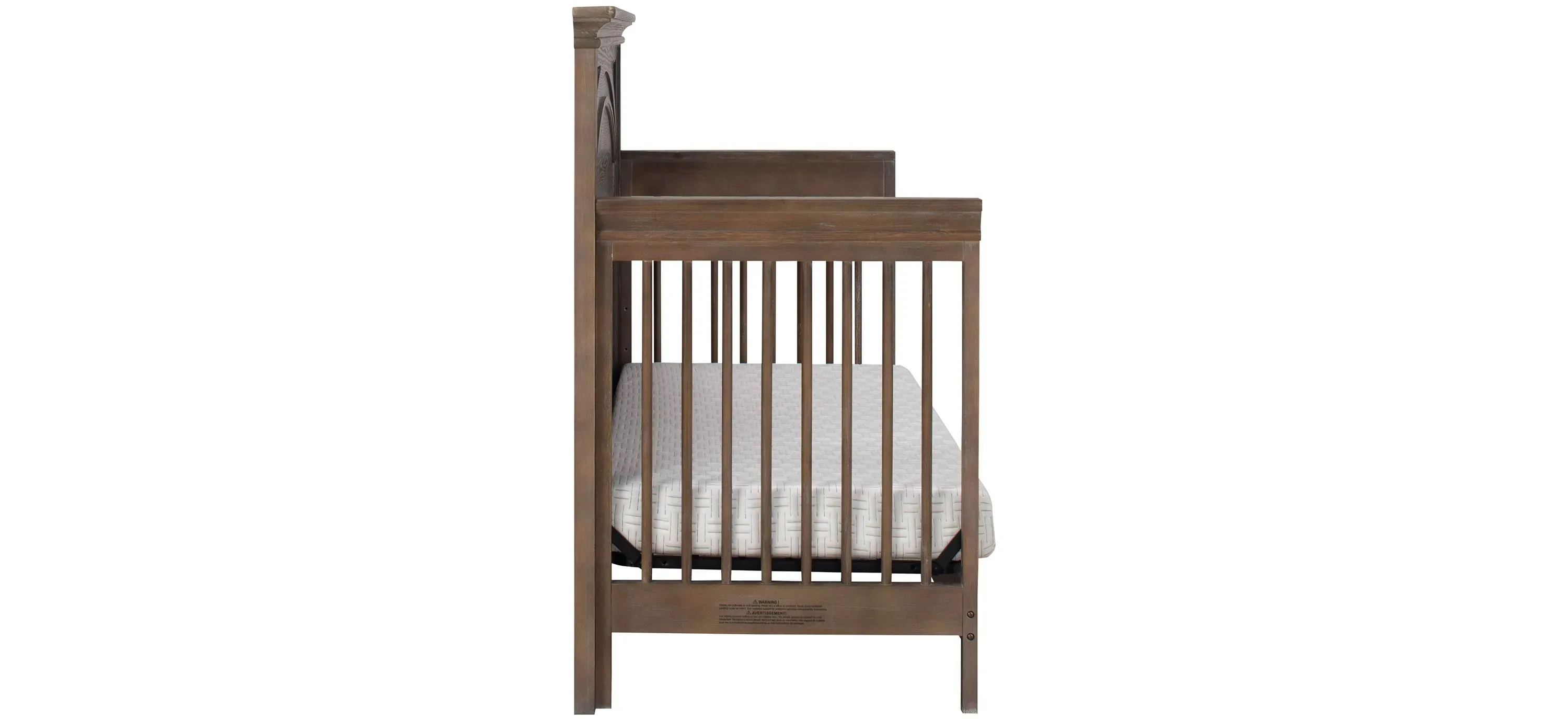 Kennedy Convertible Crib with Conversion Rails Raymour Flanigan