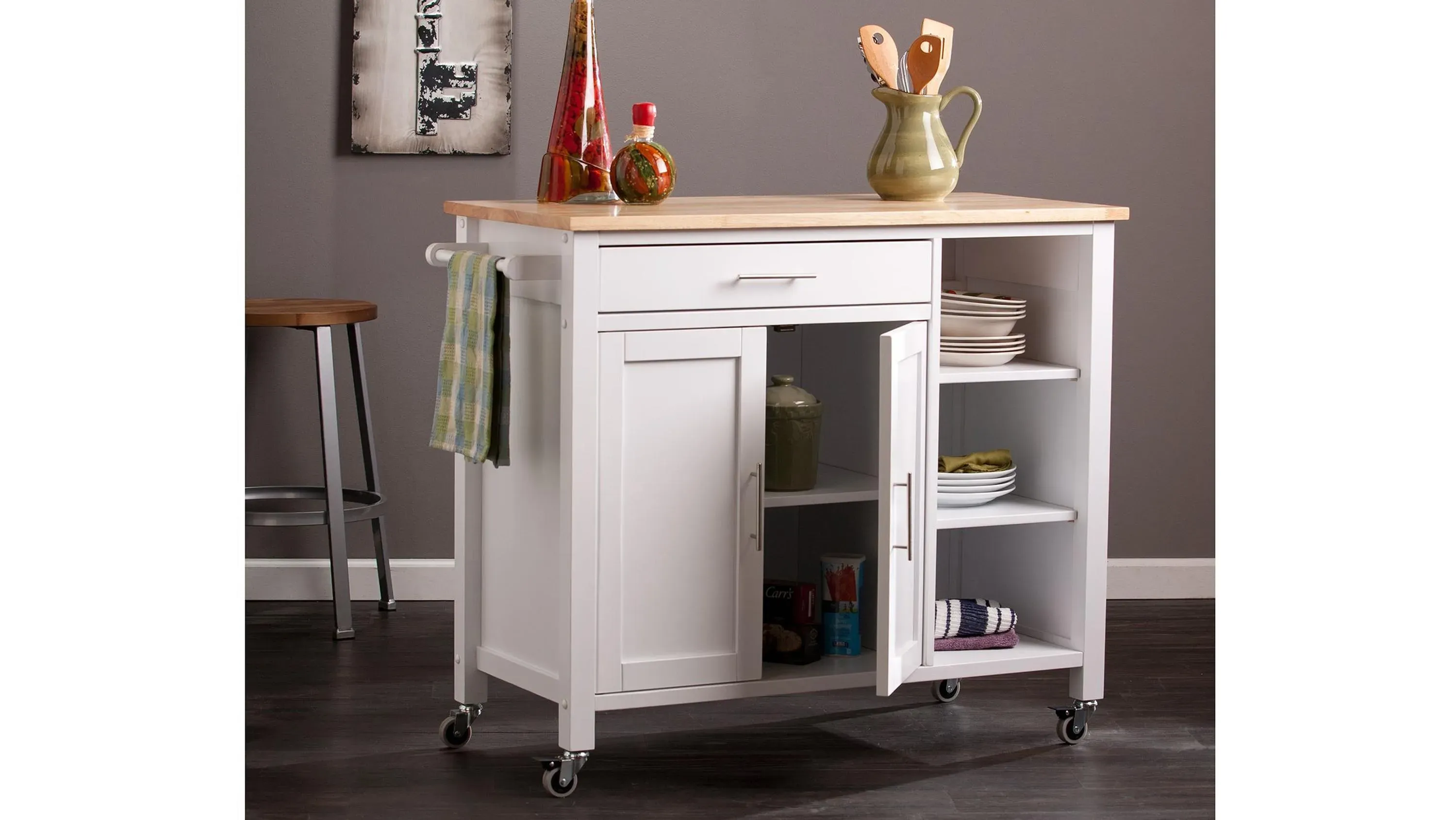Easterday Kitchen Cart | Raymour & Flanigan