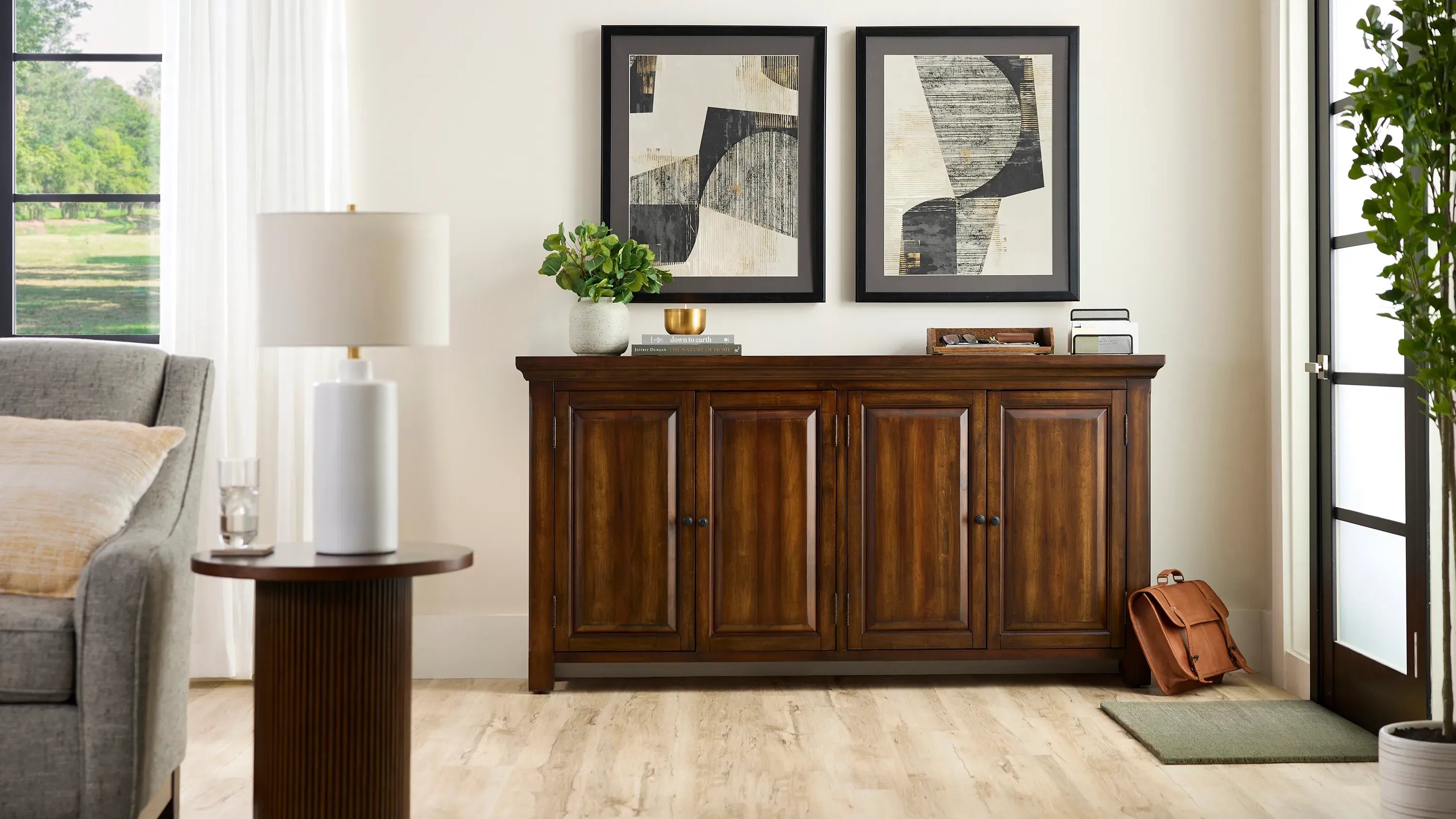HillCrest Four Door Entertainment Center | Raymour & Flanigan
