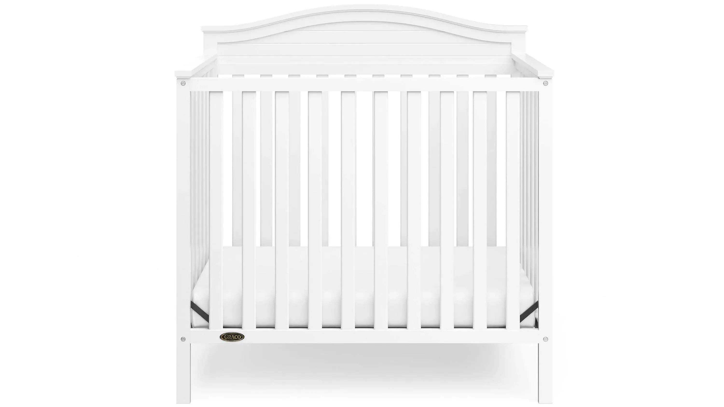 Graco - Stella 4-in-1 Convertible Mini Crib - White